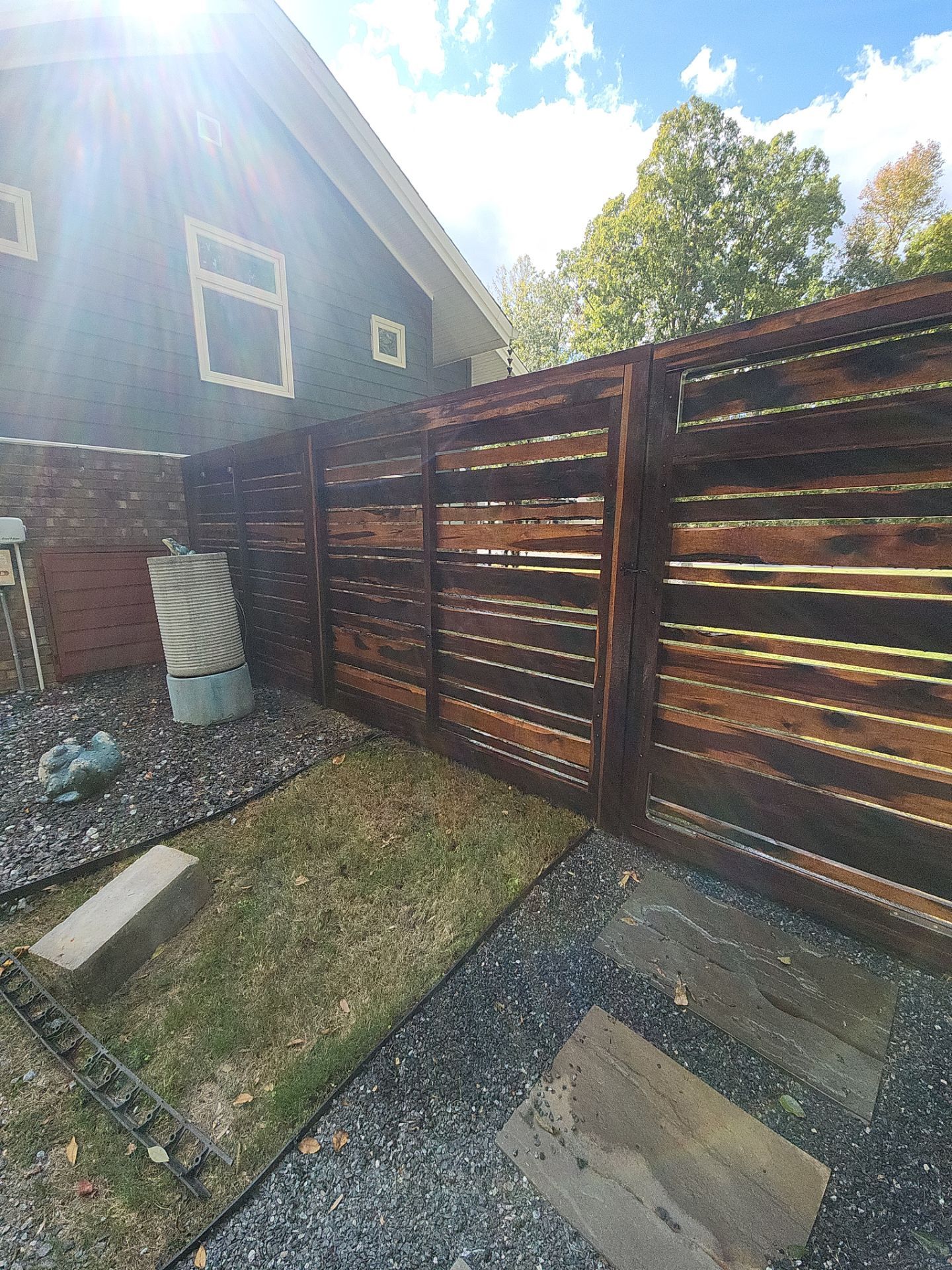 Fence and Deck using Wood Sealant and Stain by DuraSeal