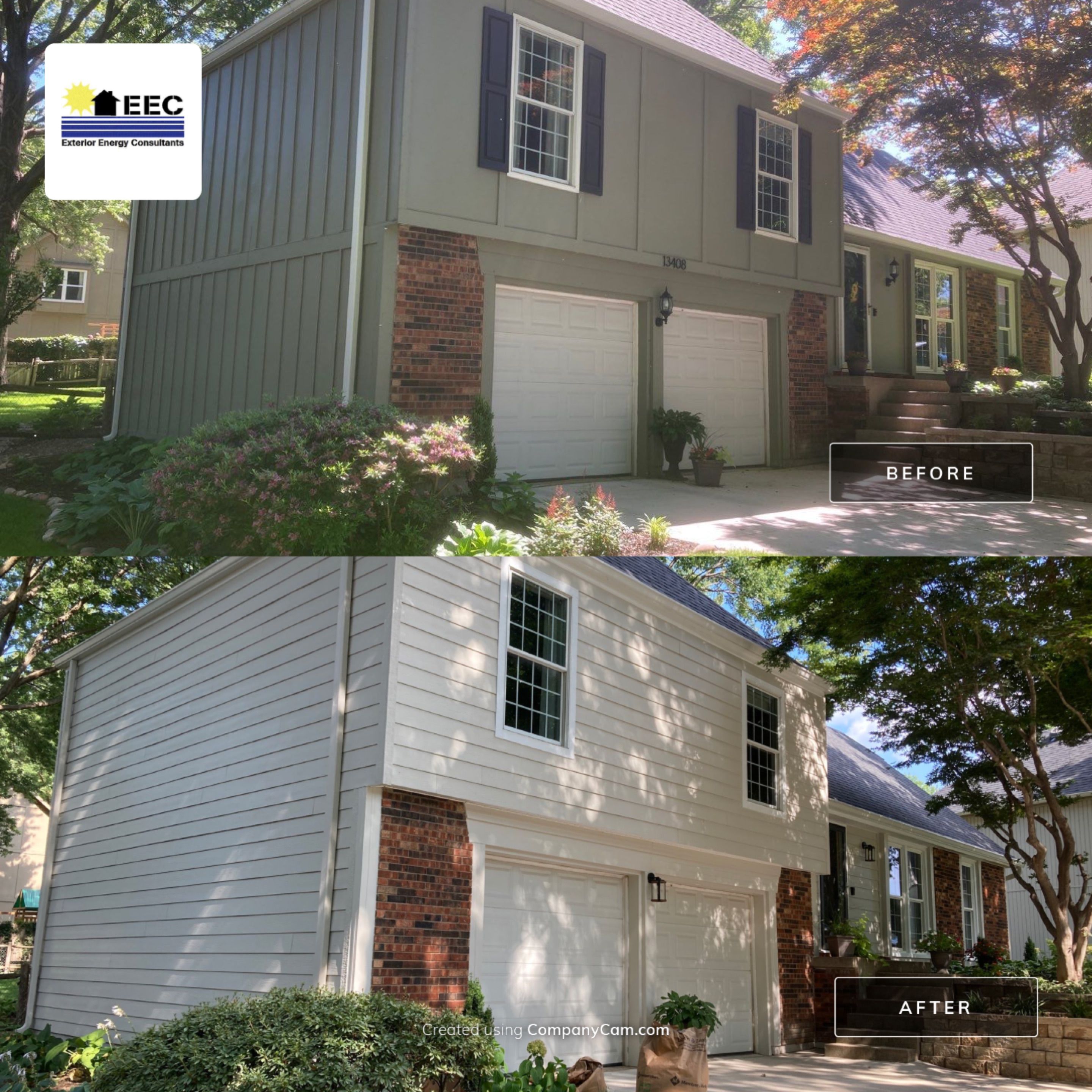 Siding Installation using James Hardie by EEC  Windows, Siding & Roofing 