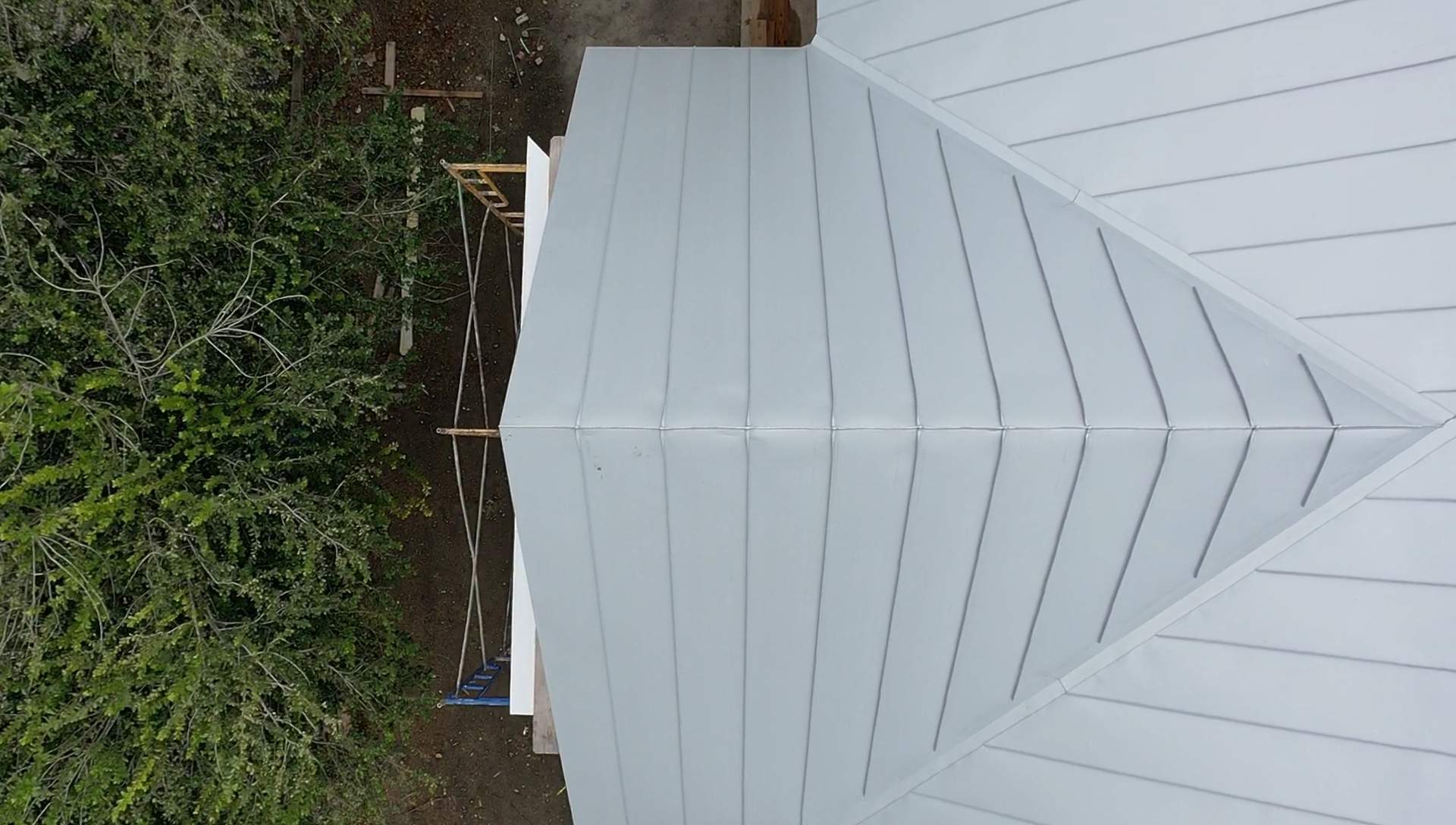 Residential Metal Roof Installation using McElroy Metal by Premier Roofing and Contracting