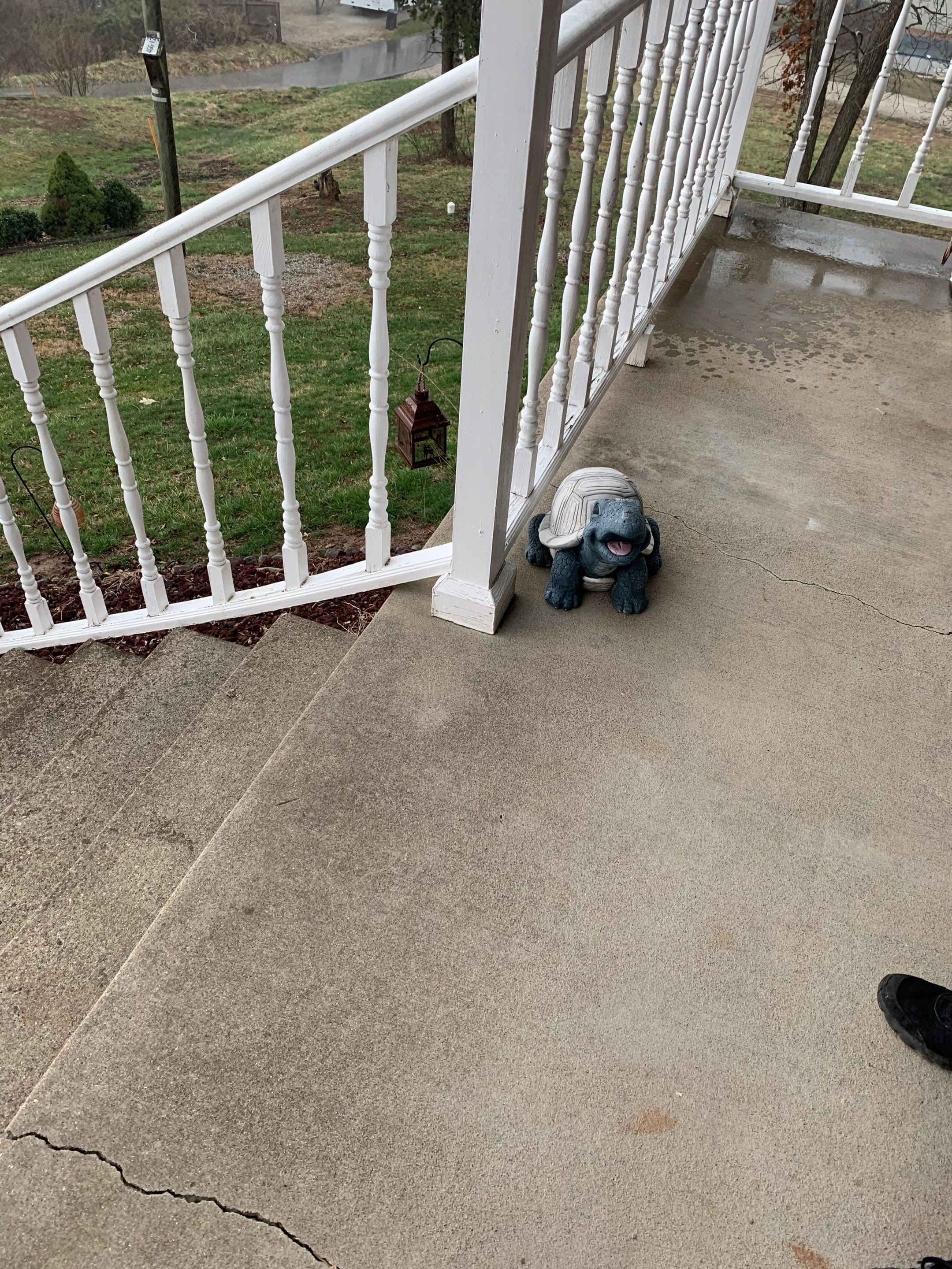Porch Update using Westbury Aluminum Railing by Secure Construction Company Inc