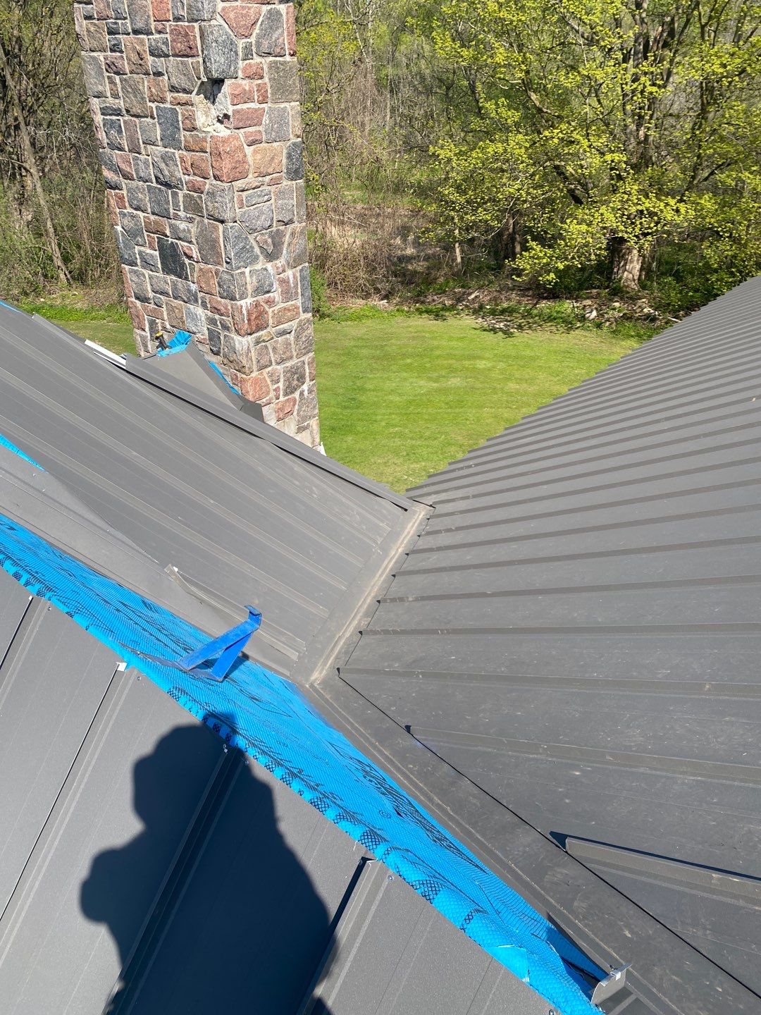 New Roof Installation using 16" Standing Seam Panels by Jay Carter Roofing & Sheet Metal