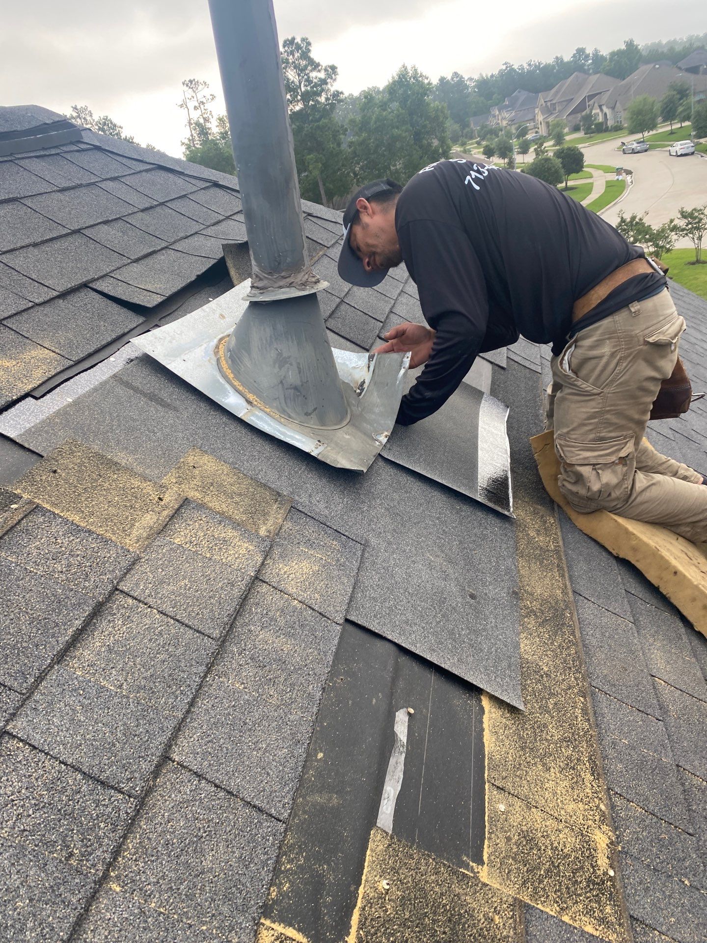 Hail Damage using Owen's Corning Duration (Lifetime) Shingles by Roof Repair Services LLC
