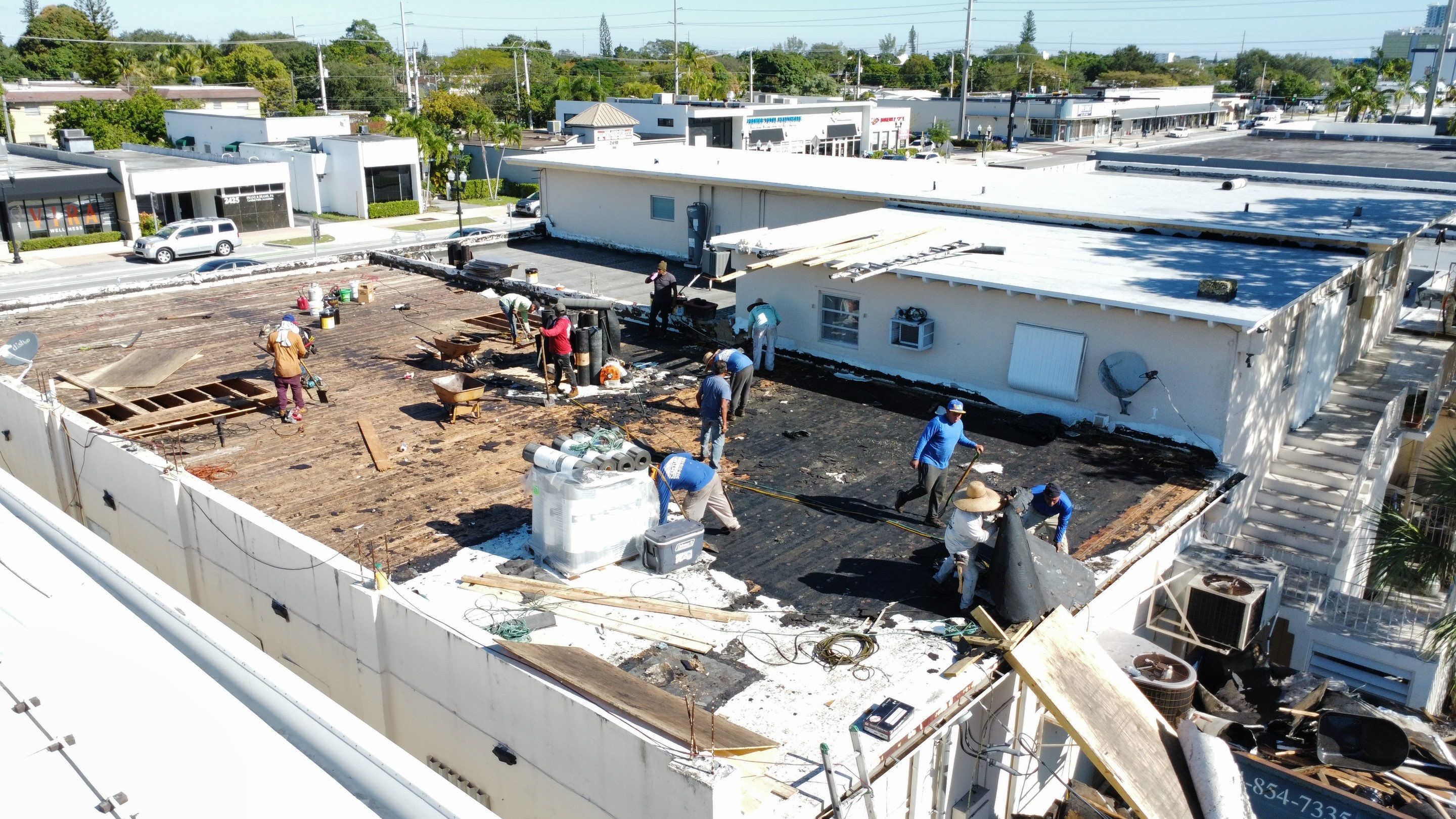 Hollywood Blvd., Hollywood, FL by G&J Roofing 
