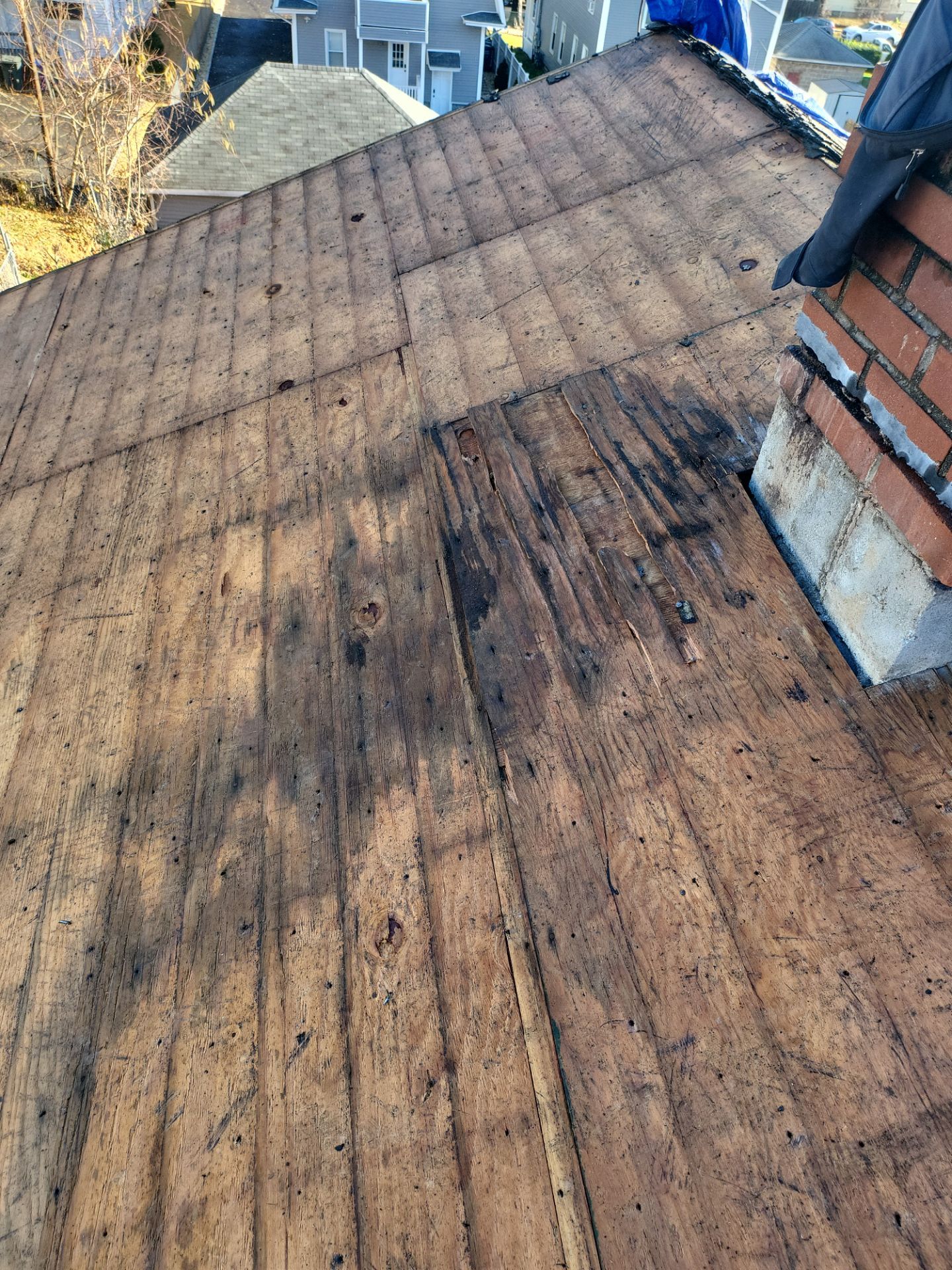 Residential Roofing Installation using Owens Corning TruDefinition Slatestone Gray by A Plus Exterior