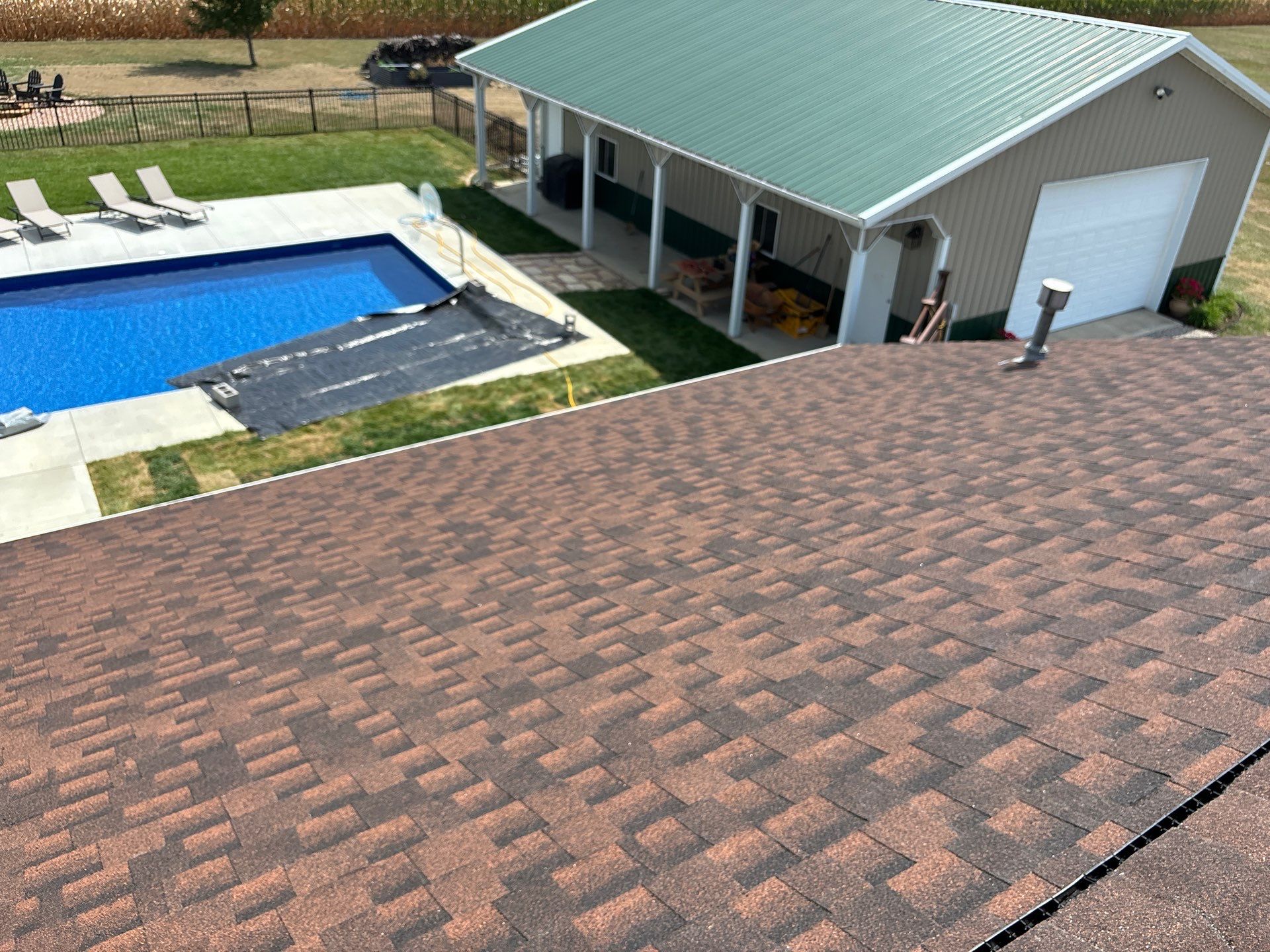 Residential Roofing Installation using Timberline HDZ Shingles - Hickory by RoofX 