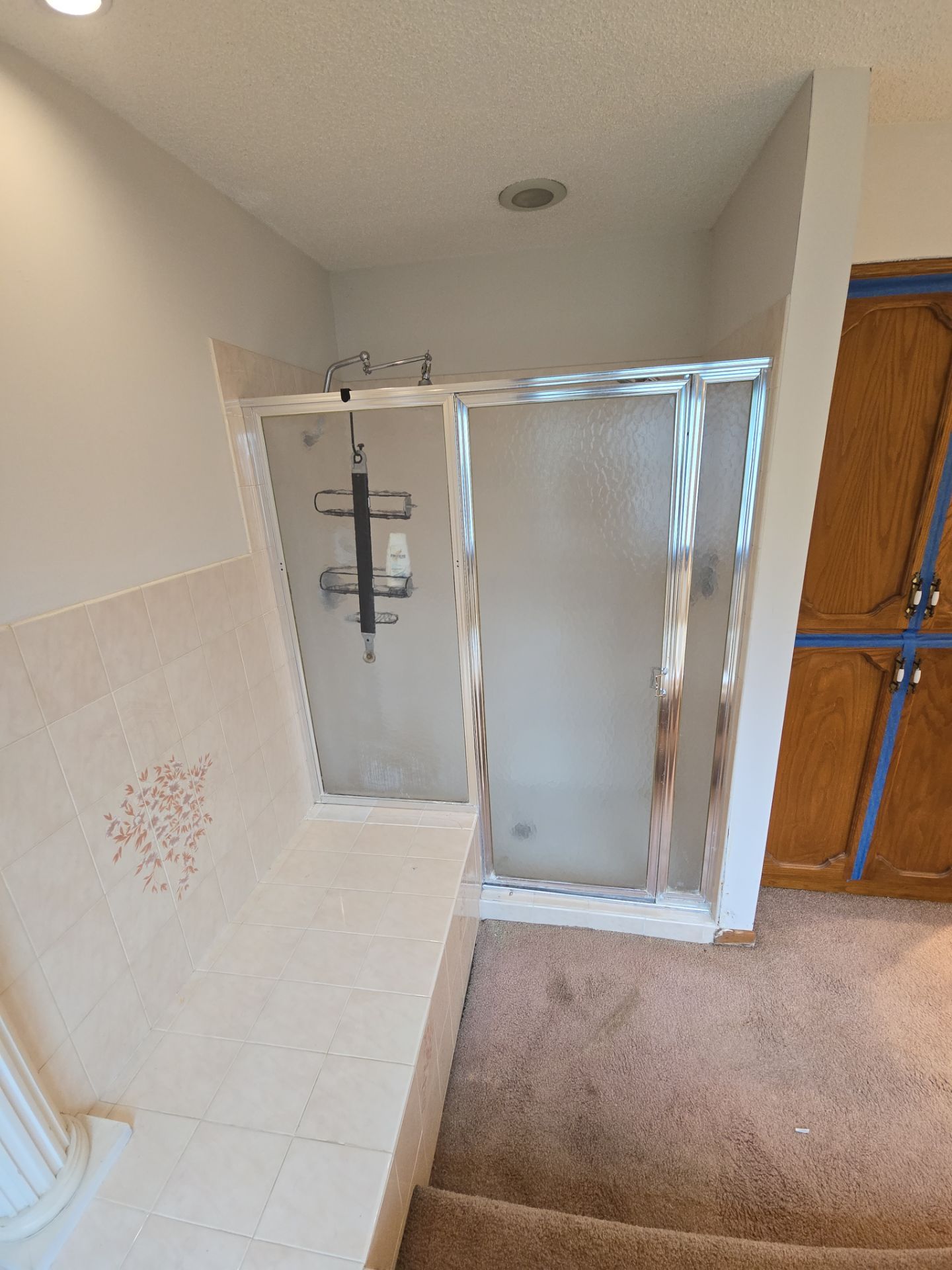 Full bathroom remodel, all new except vanities by The Shower Company