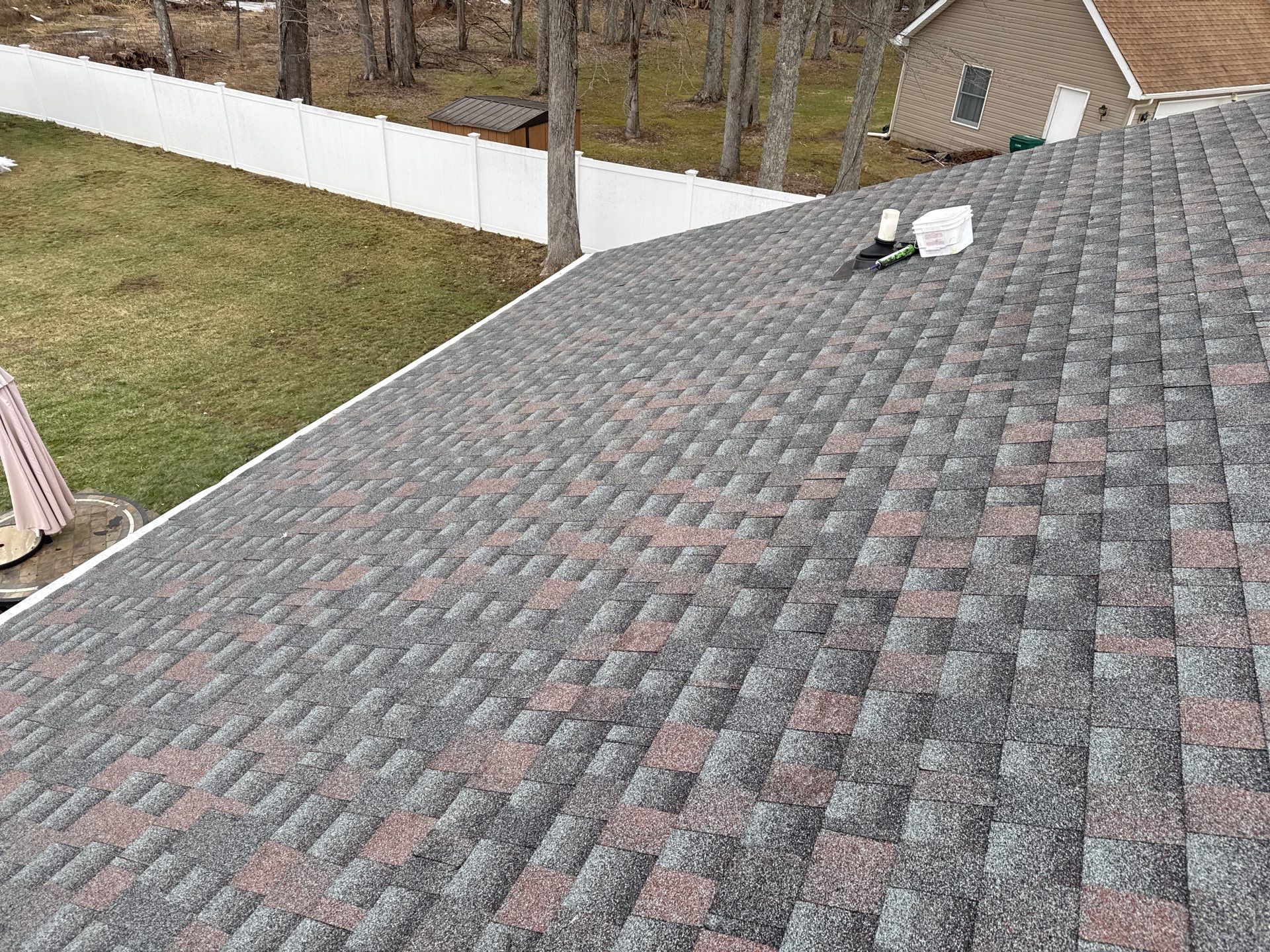 Residential Roofing Installation using Timberline HDZ Shingles - Williamsburg Slate by RoofX 