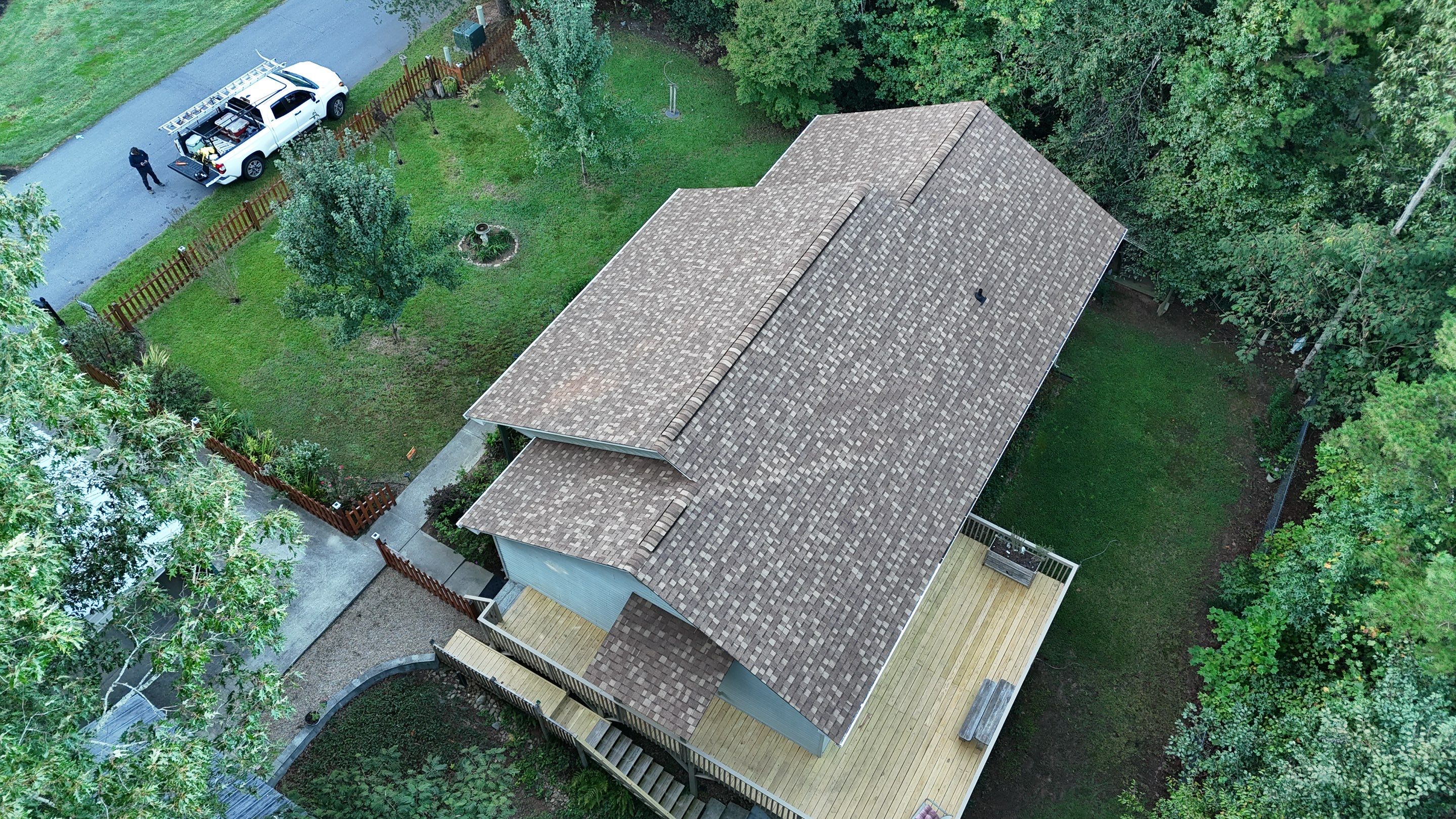 New Asphalt Architectural Shingle Roof and Gutter Guards in Salem by Roofsters