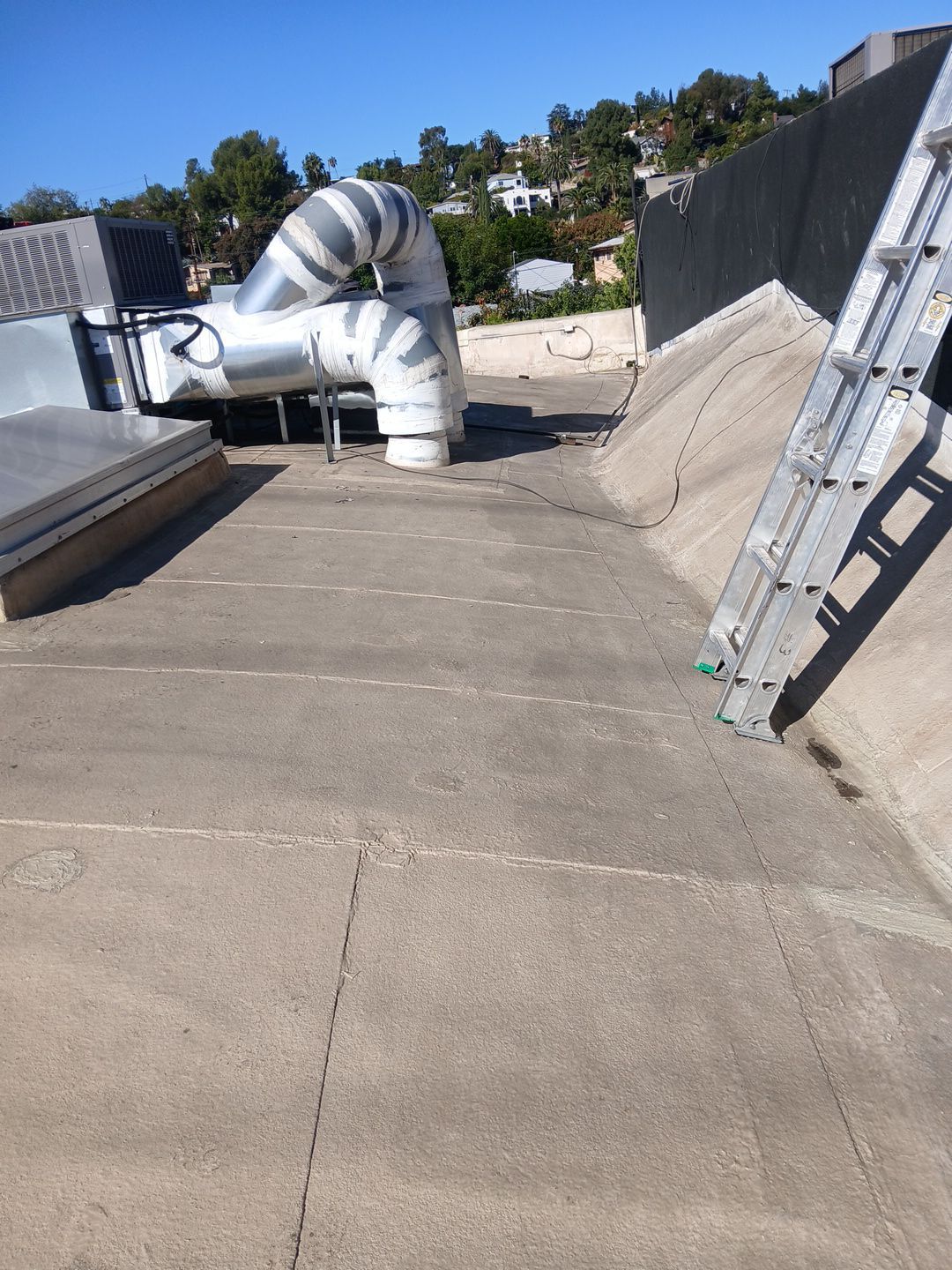 Commercial Silicone Coating Project in LA by Hull Brothers Roofing