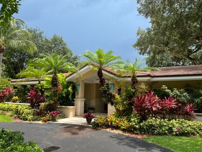 Tropical Residential Landscape in Pinecrest 