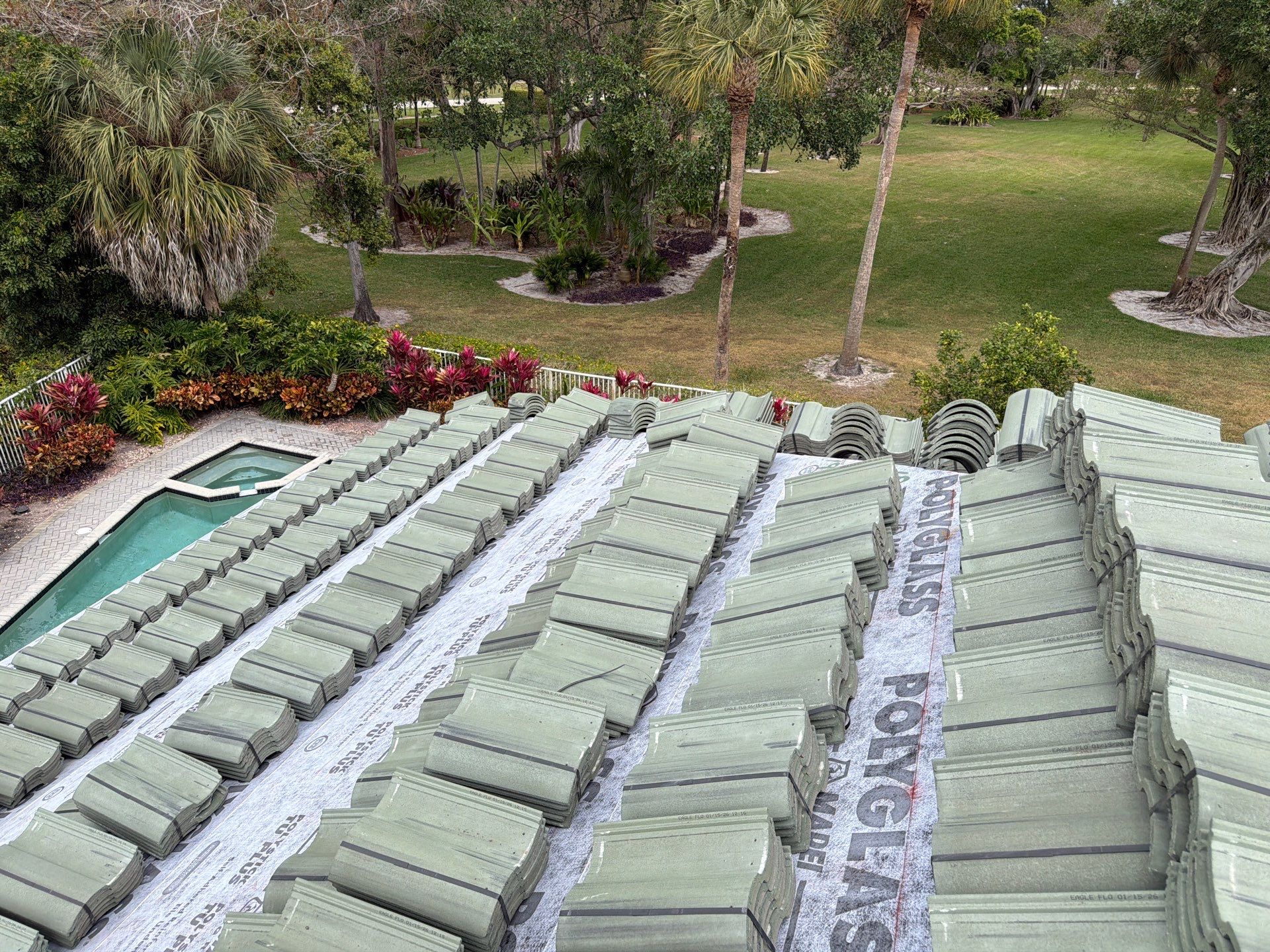 Residential Roofing Installation using Eagle Roofing Tile by BLUES BROTHERS ROOFING