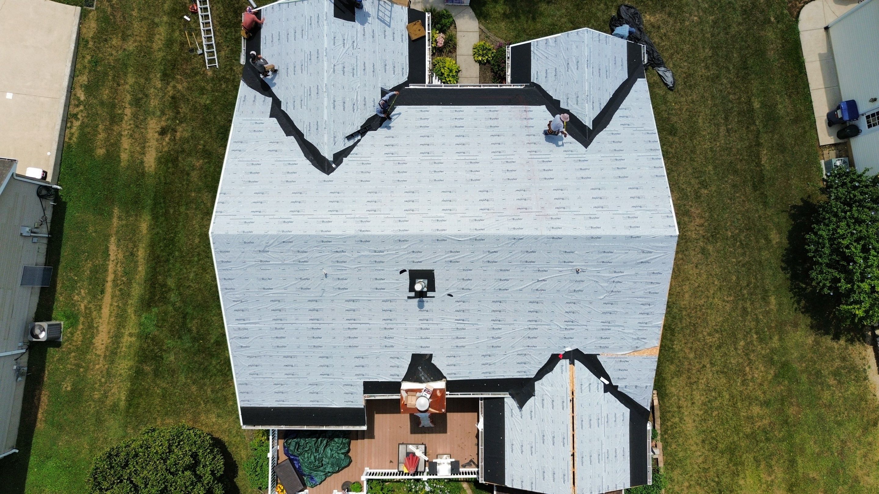 Residential Roofing Installation using Timberline HDZ Shingles - Hickory by RoofX 