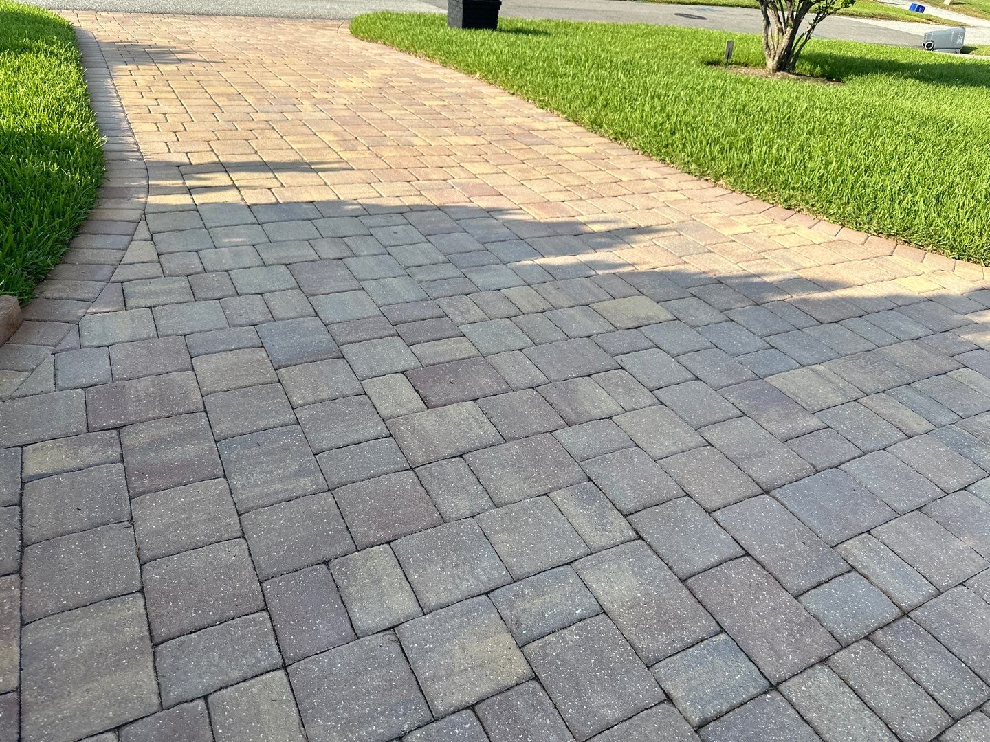 Paver Driveway and Patio using Concrete Sealant by DuraSeal
