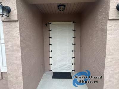 Hurricane Fabric in White