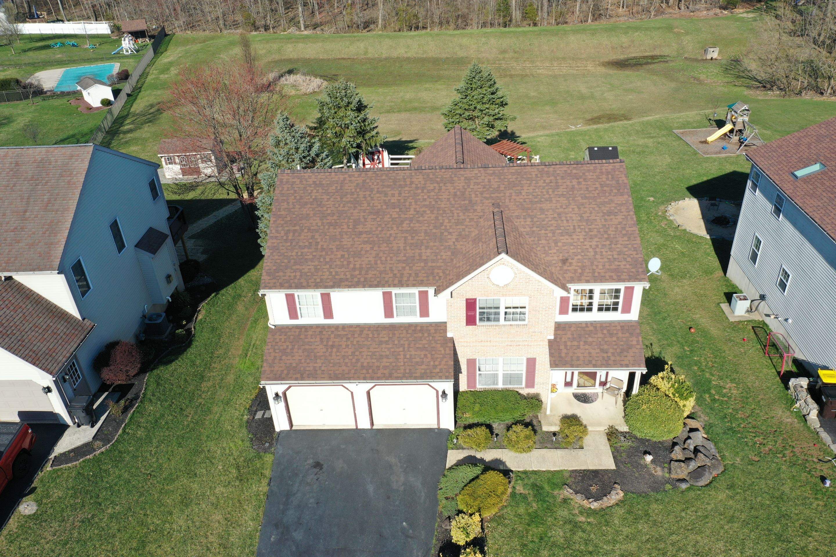 Roofing Installation using CertainTeed Landmark - Burnt Sienna by Storm Guard of Ches-Mont PA