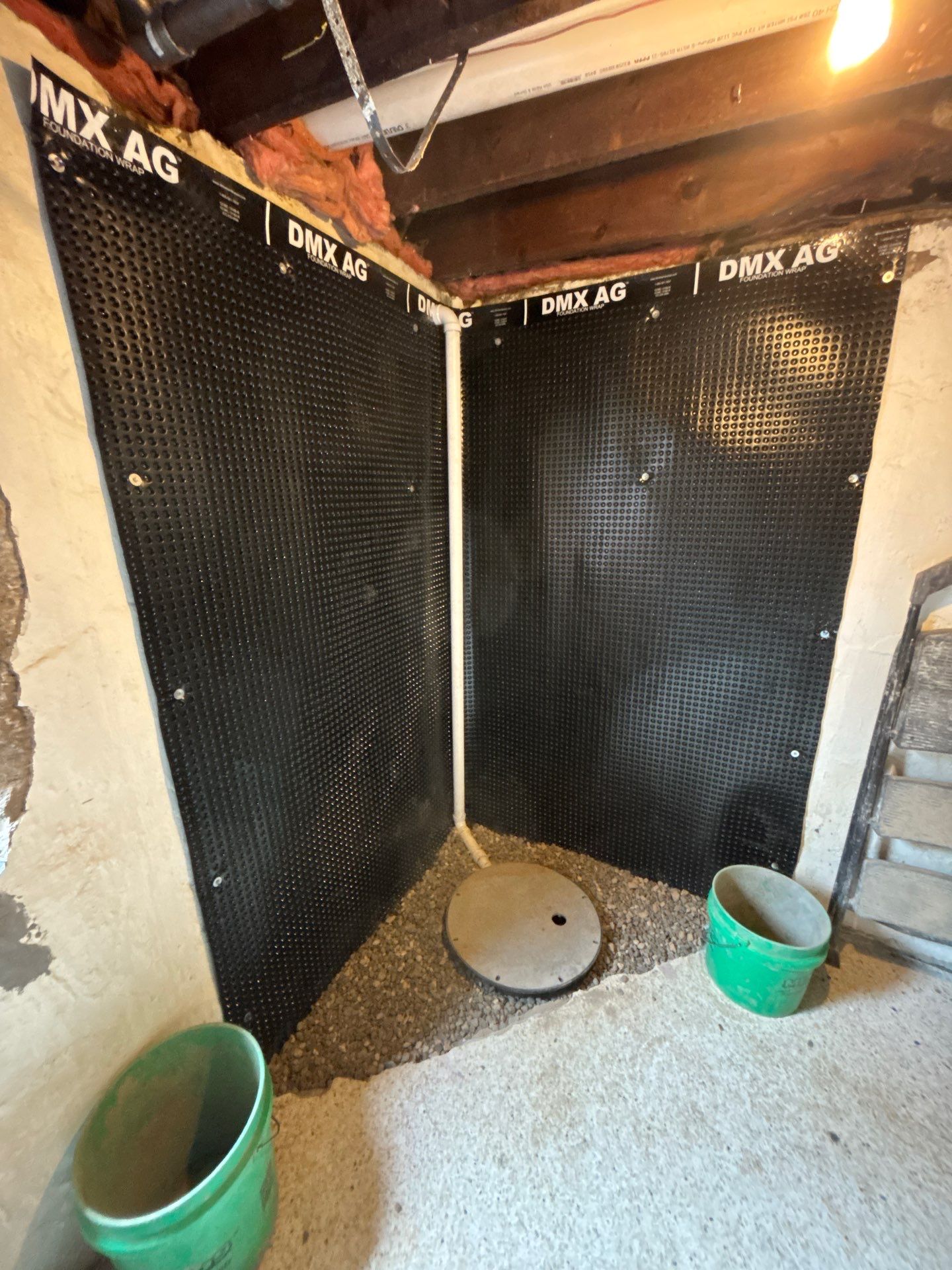 Drain Tile, Sump Pump & Discharge in South Minneapolis by Waterproofing Northeast