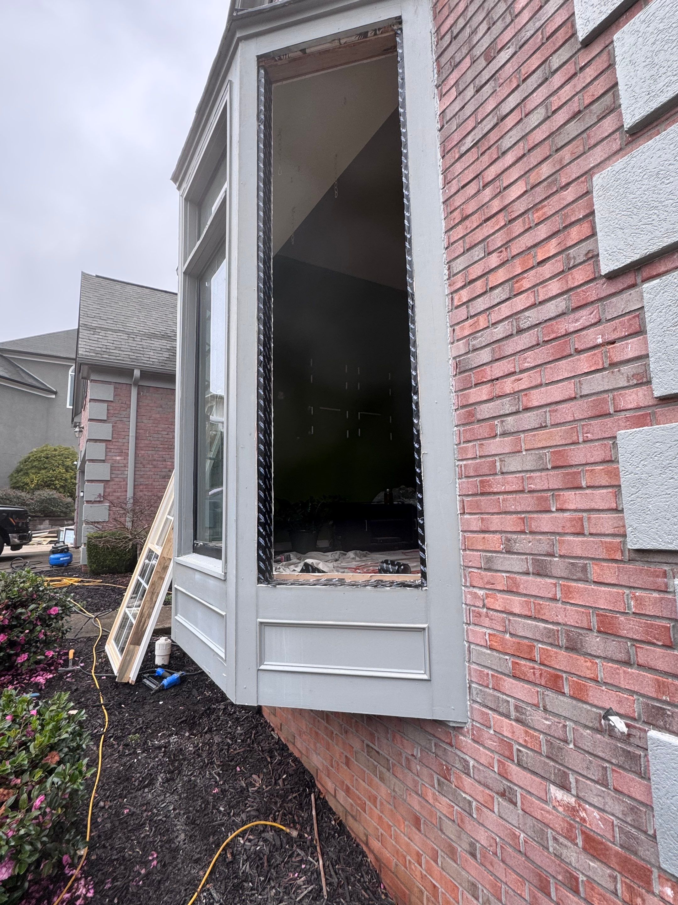 Custom Bay Window Replacement and Exterior Trim Update in Suwanee by Swift Home Renovations