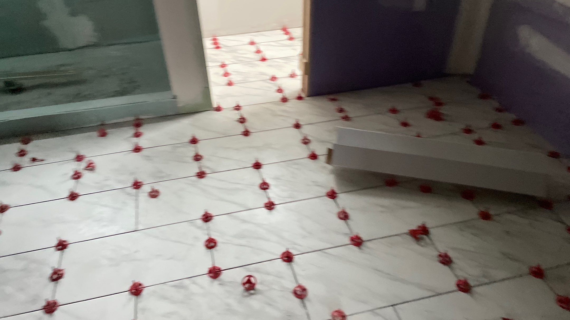 Remodeled Home with new tile floors, Showers and Refinished Oak Floors with stain and Waterbased Finish by Footprints Floors of Coastal Carolina