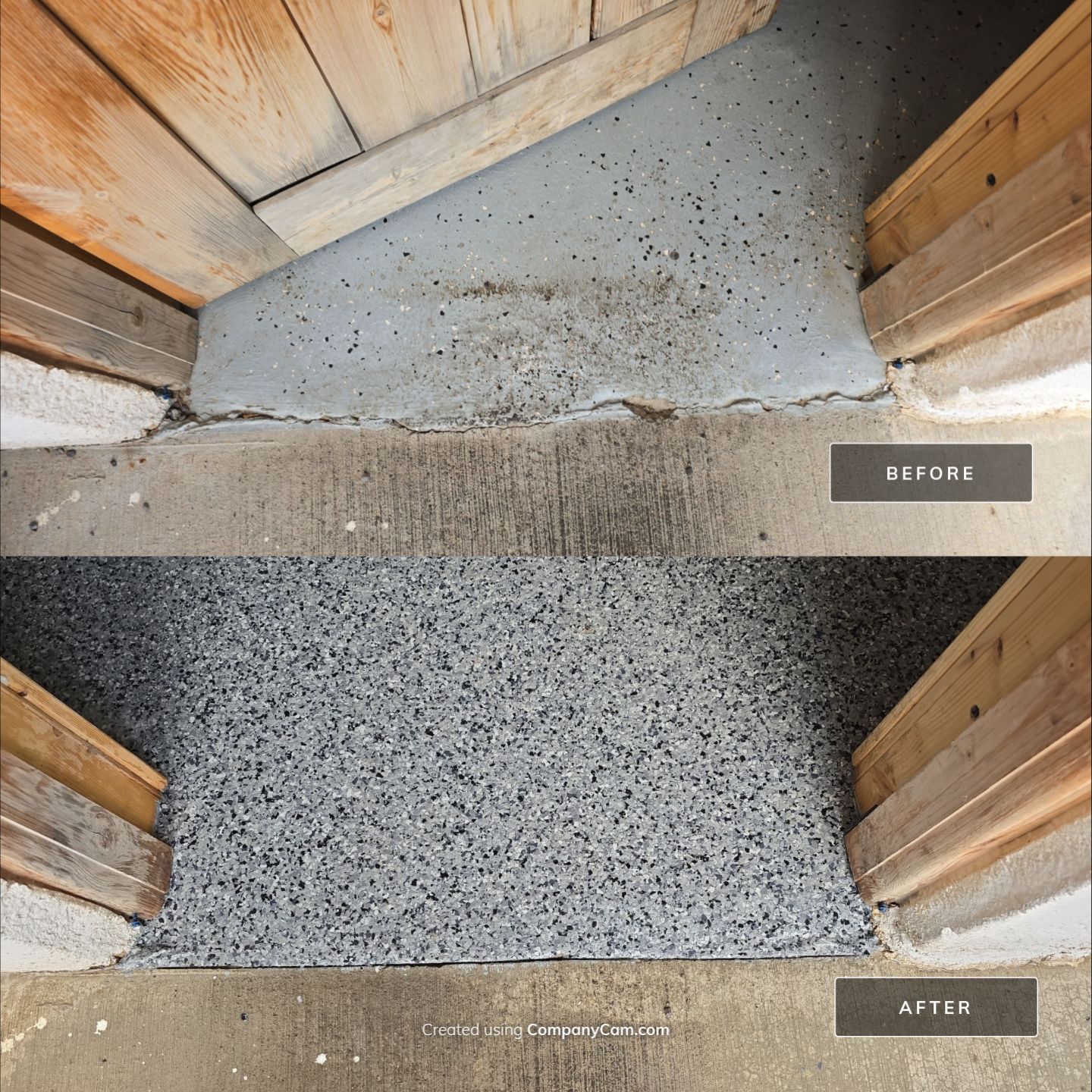 Check it out! Steelwheel Corner gets a new floor! by Elite Floor Solutions