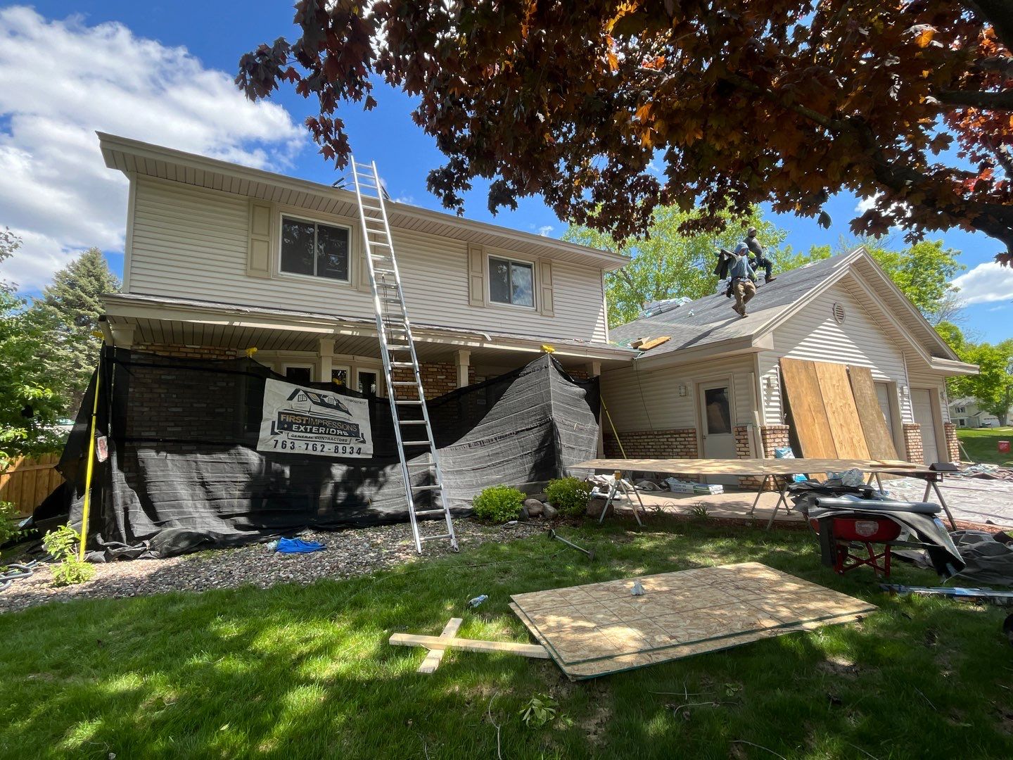 Roof & Gutter Replacement in Plymouth by First Impressions Exteriors