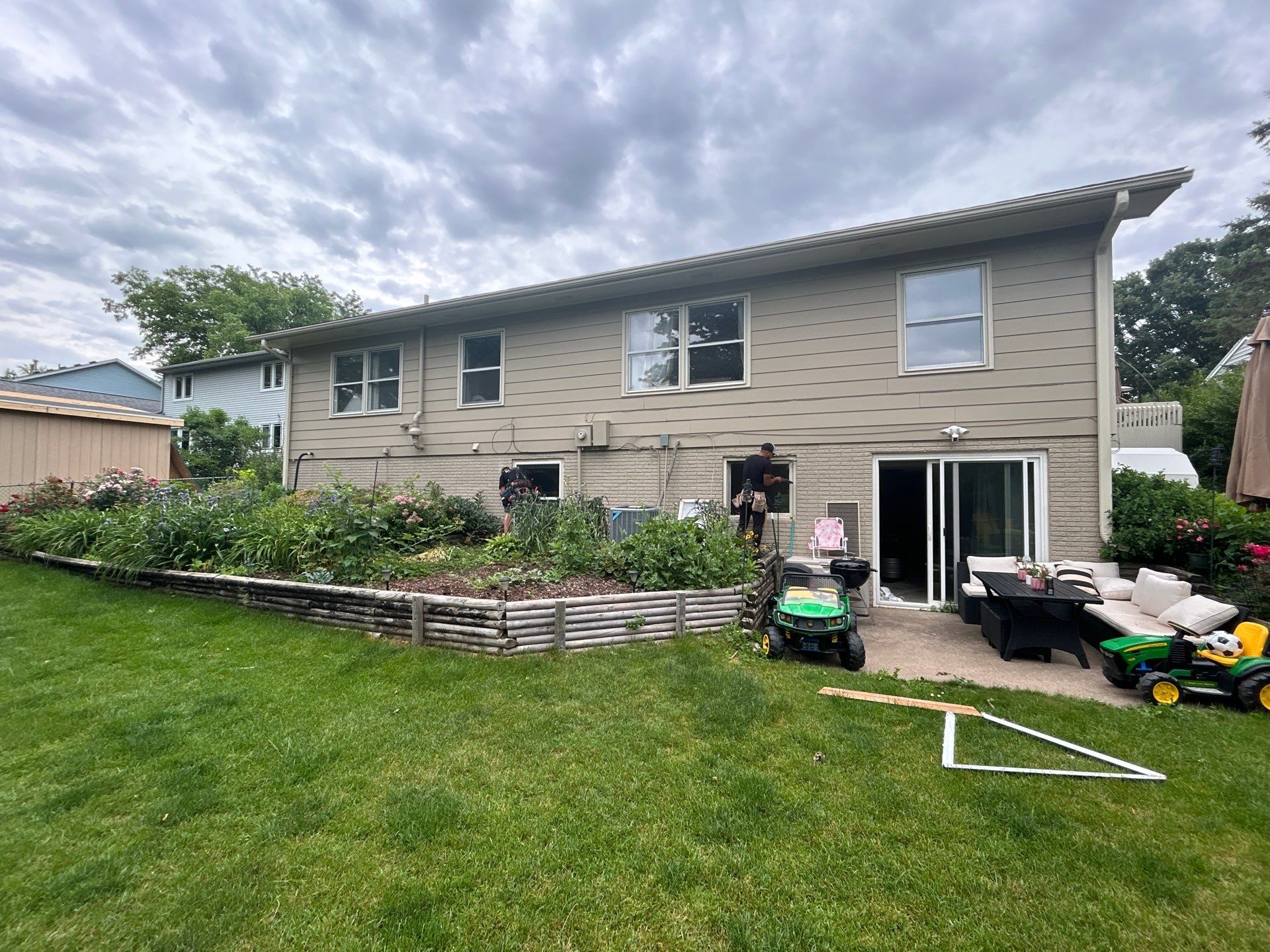 Window installation by United Windows and Siding LLC