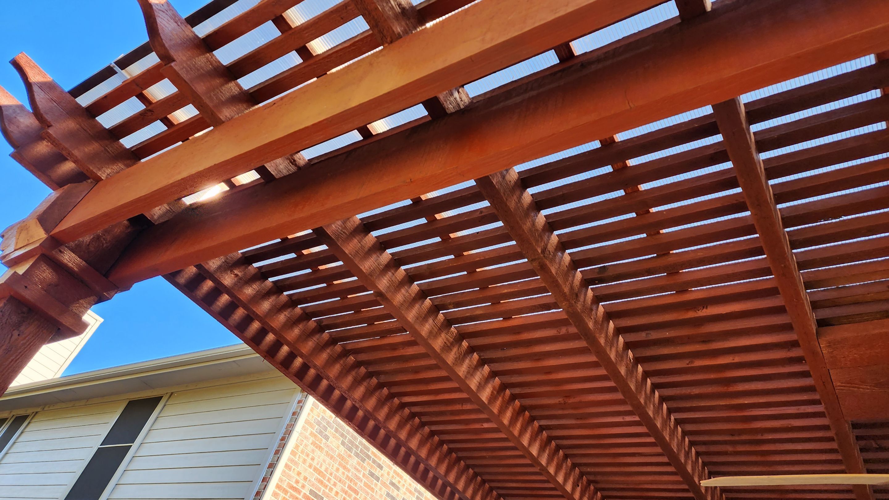 Hercules Patio Poly Cover by Tex-Line Roofing