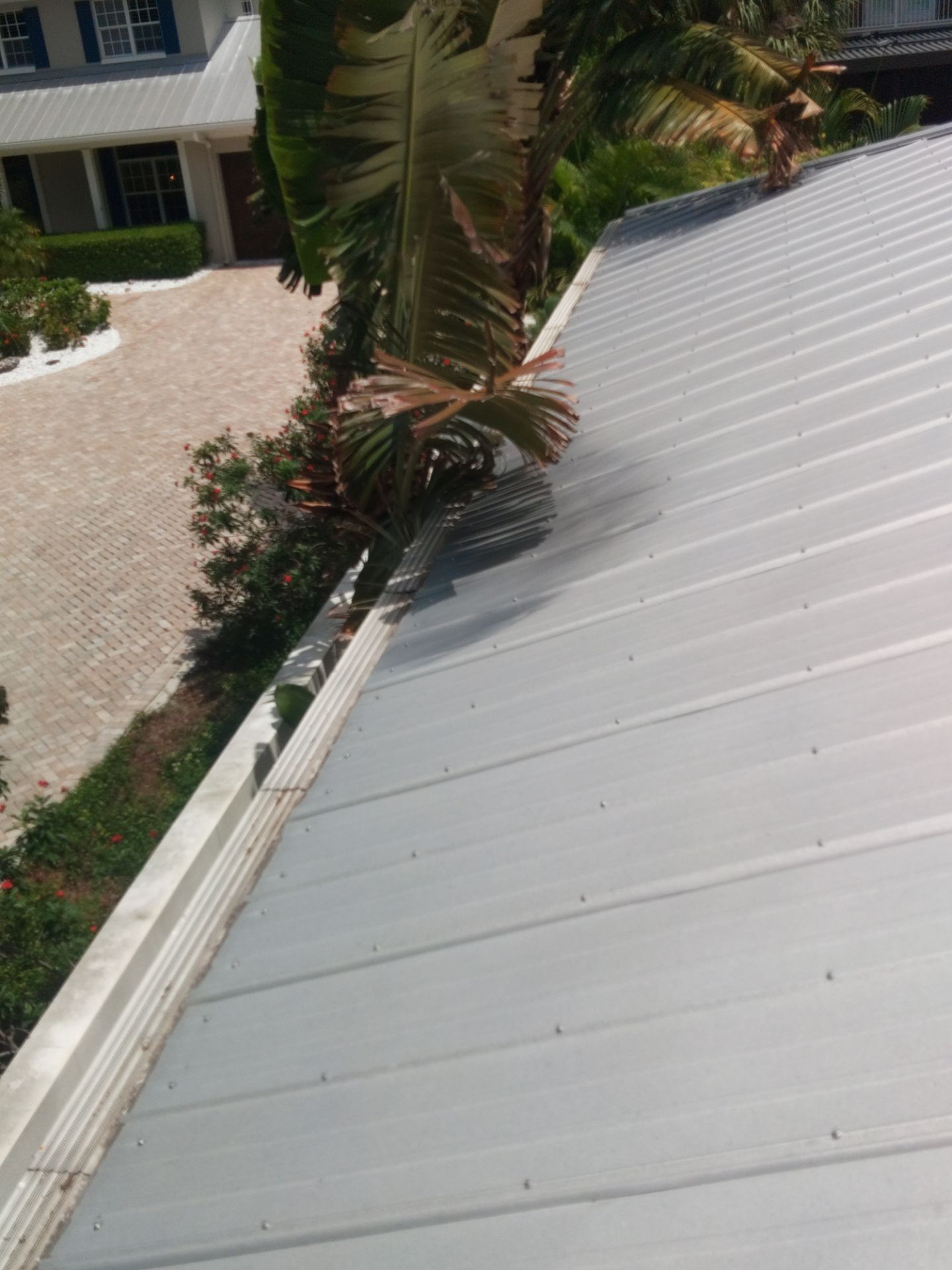 Gutter guards installation combined with gutter cleaning in Sarasota, FL by Gutter Professors