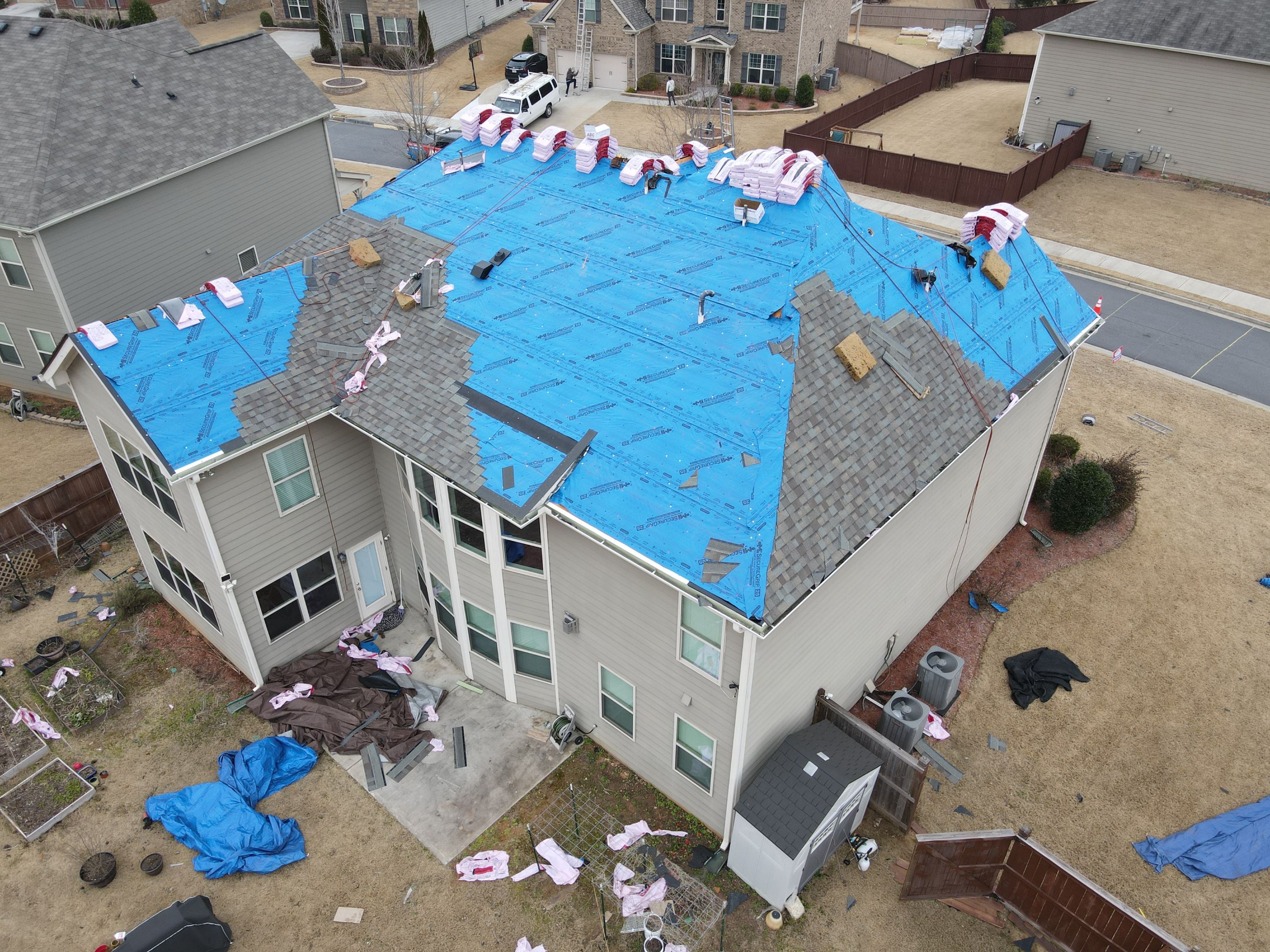 Residential Roofing Installation using Owens Corning by Inspector Roofing and Restoration