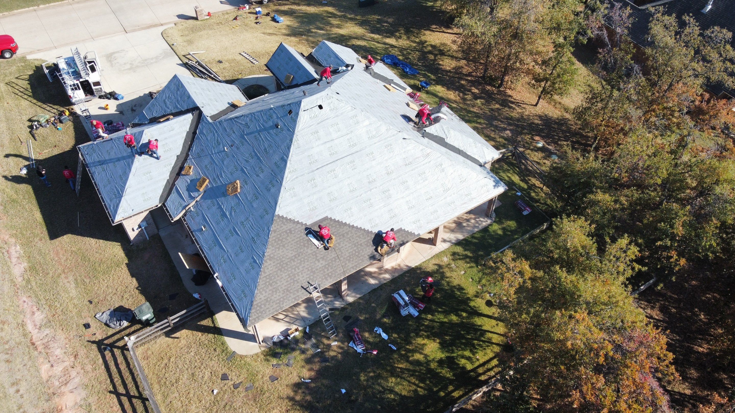 Residential Roofing Installation using GAF Natural Shadow  by A & H Roofing and Contracting