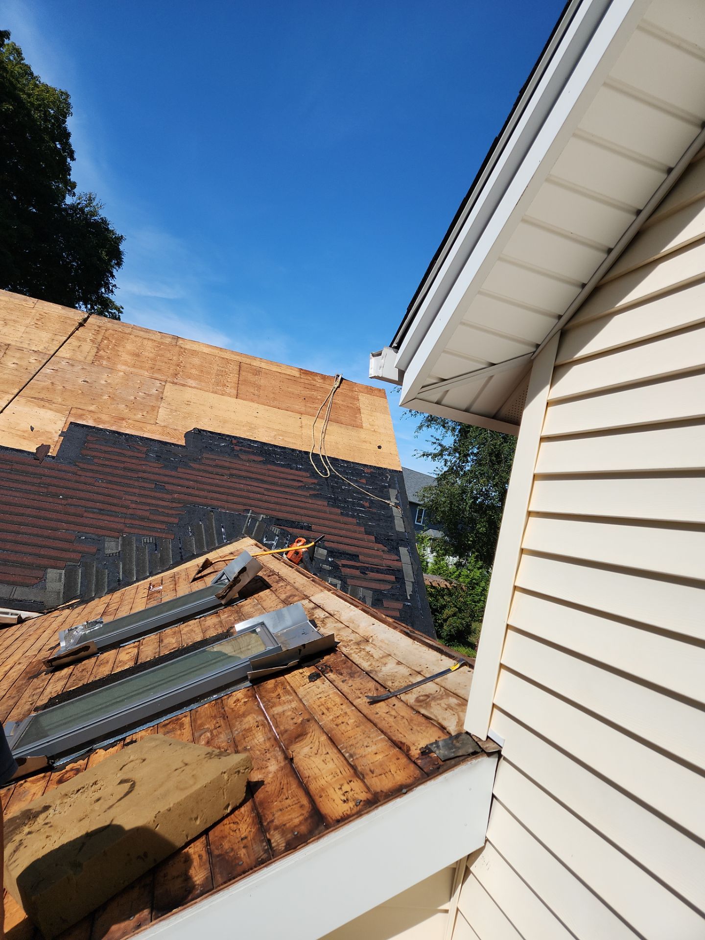 Residential Roofing Installation using Owens Corning TruDefinition Duration AR - Onyx Black by A Plus Exterior