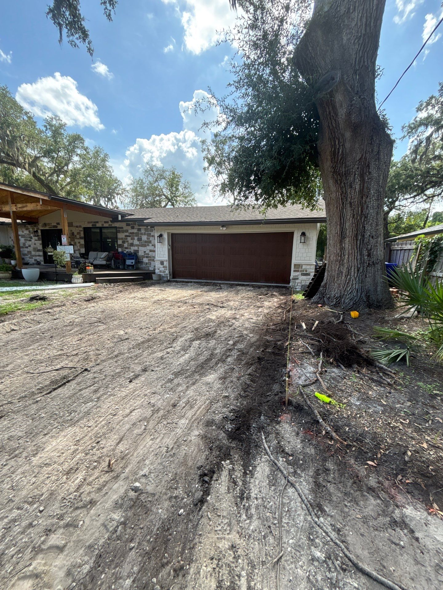 Concrete Driveway Replacement and Expansion in Orange Park by Burlington Concrete & Asphalt Inc