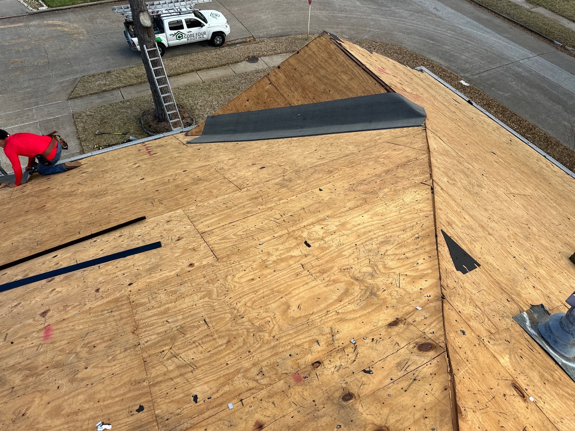 Roof Replacement completed in the Cypress Area!  by Core Four Roofing