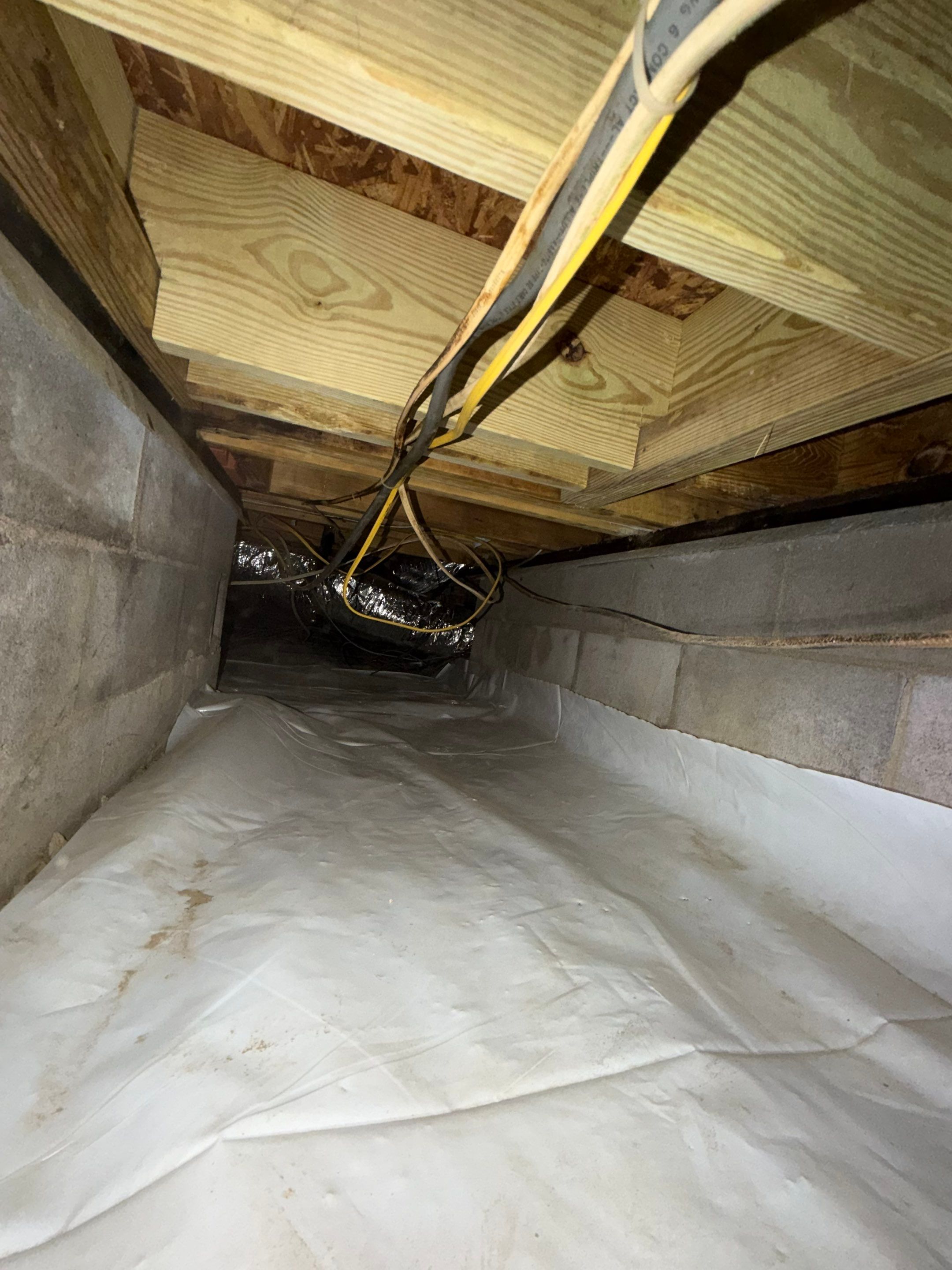 Project in Smithfield by Patriot Crawl Space Repairs