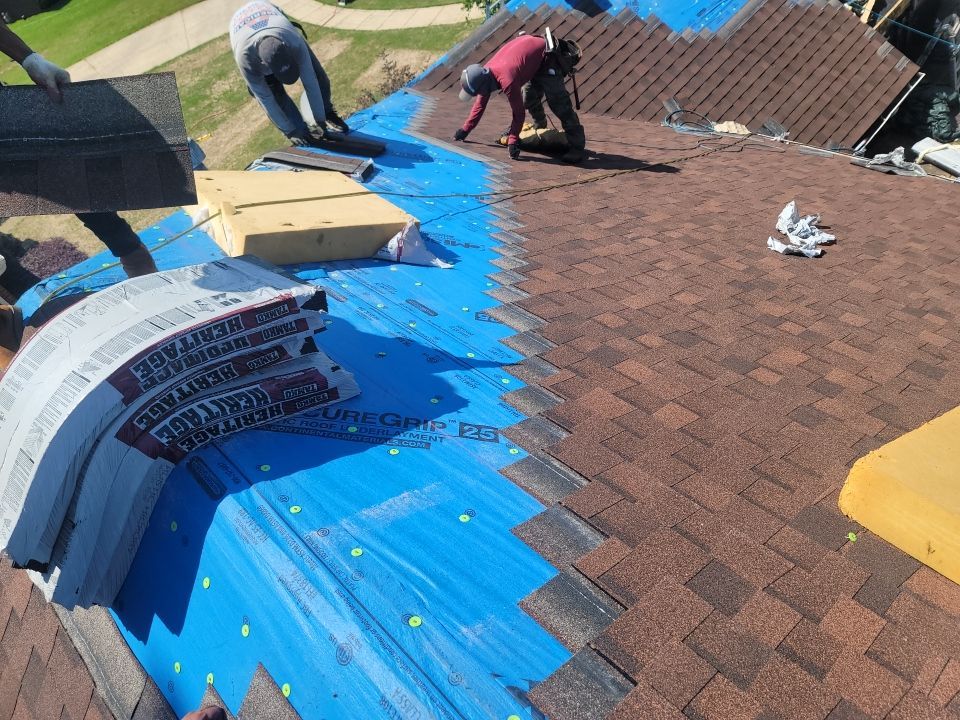 Residential Roofing Installation using Roof Replacement by American Roofing & Construction LLC