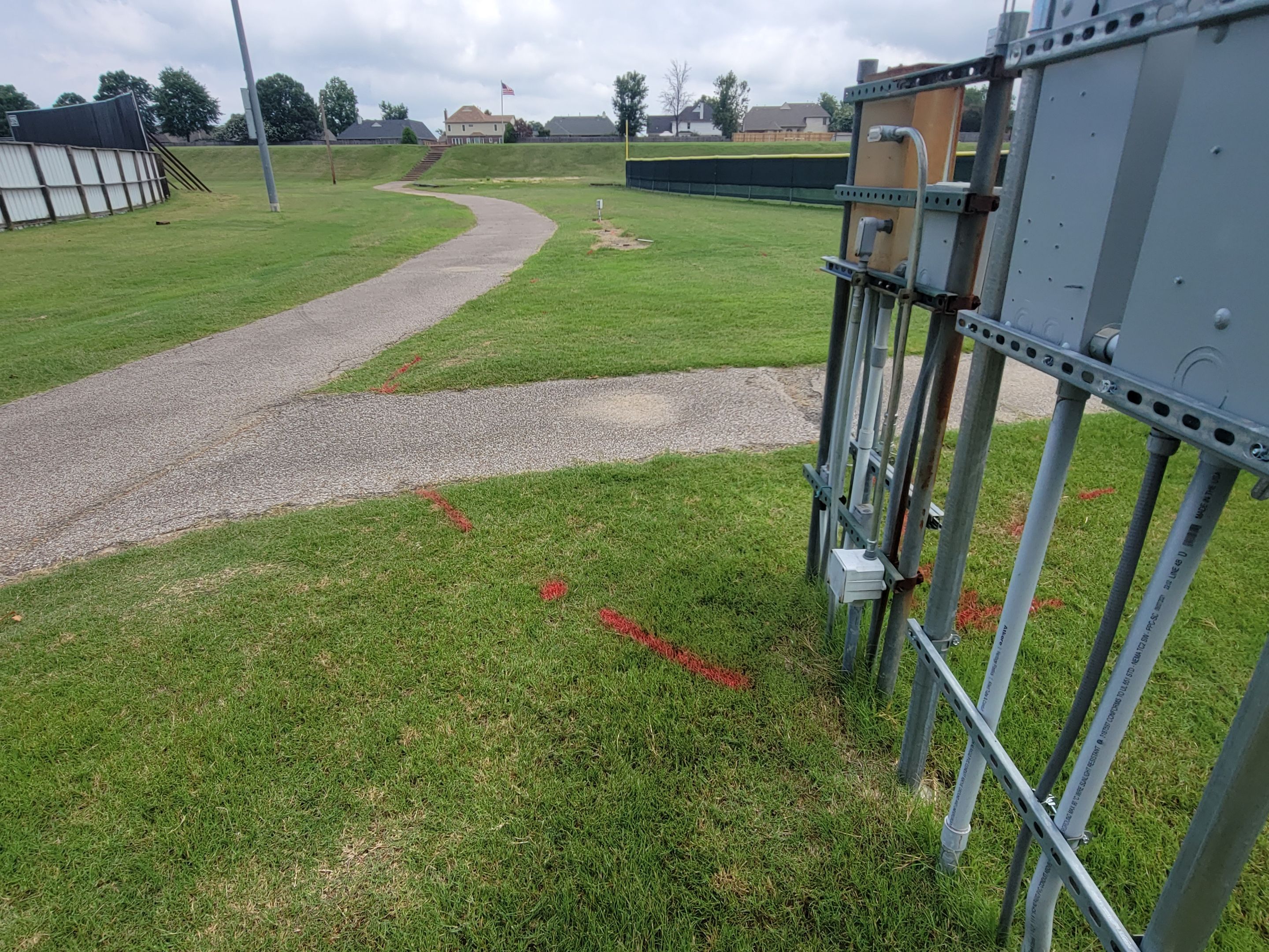 School Locate for Athletic Field Upgrades by Alsip Locating Service, LLC