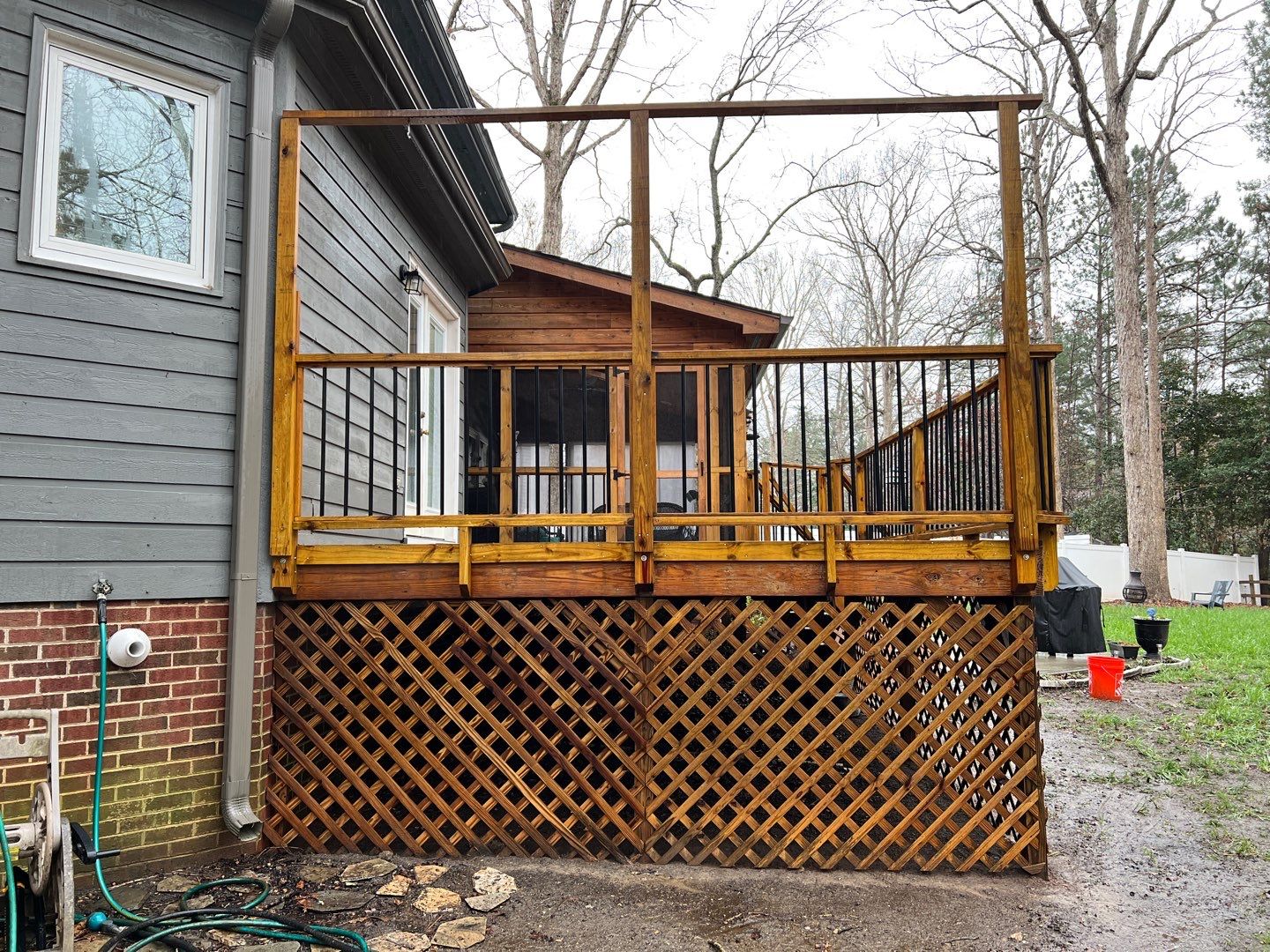 Coated Deck using Wood Sealant by DuraSeal