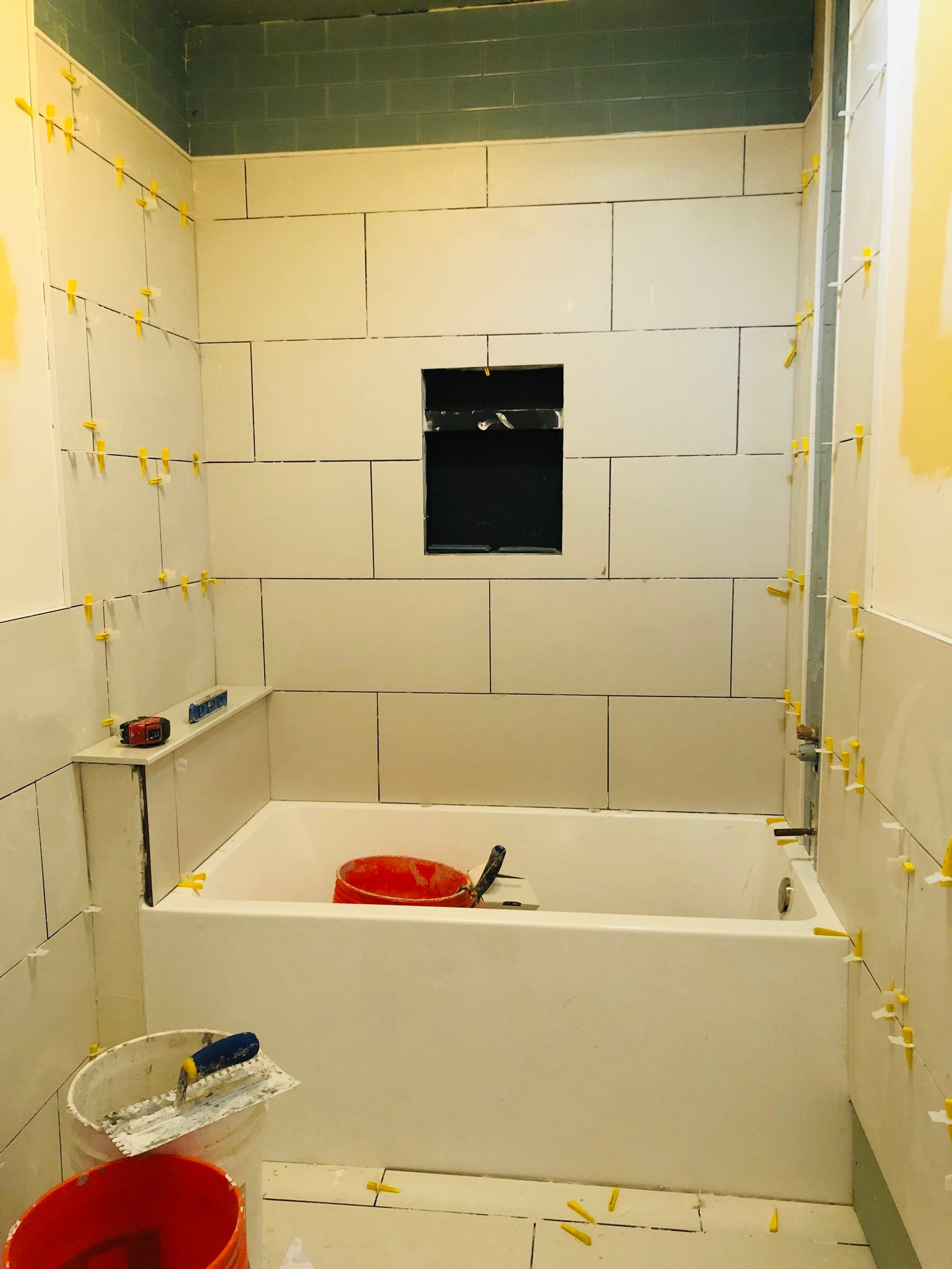 Bathroom Remodel using Tile by Home Concepts Construction