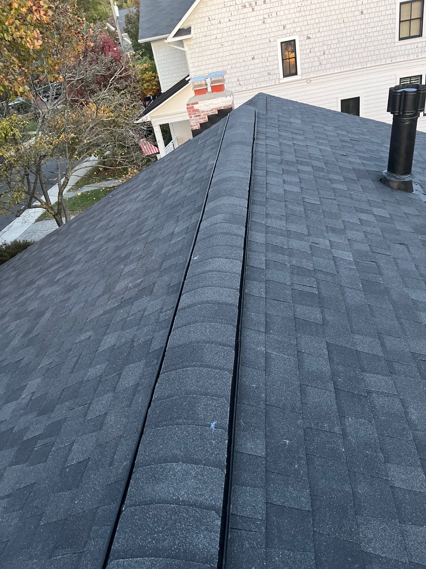 Arlington: Residential Roof Replacement with CertainTeed Landmark Pro Designer Shingles in Max Def Charcoal Black by RM Banning, Inc.