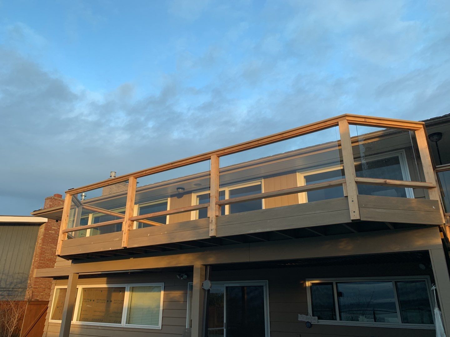Alki Point - Glass & Azek by Alki deck builders 