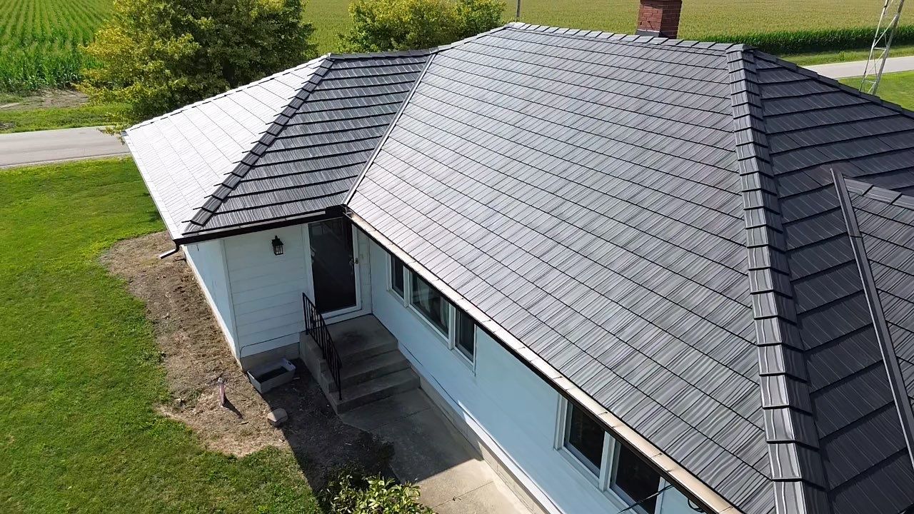 Metal Shake Shingle Roof Installation in Van Wert, Ohio by 4Ever Metal Roofing