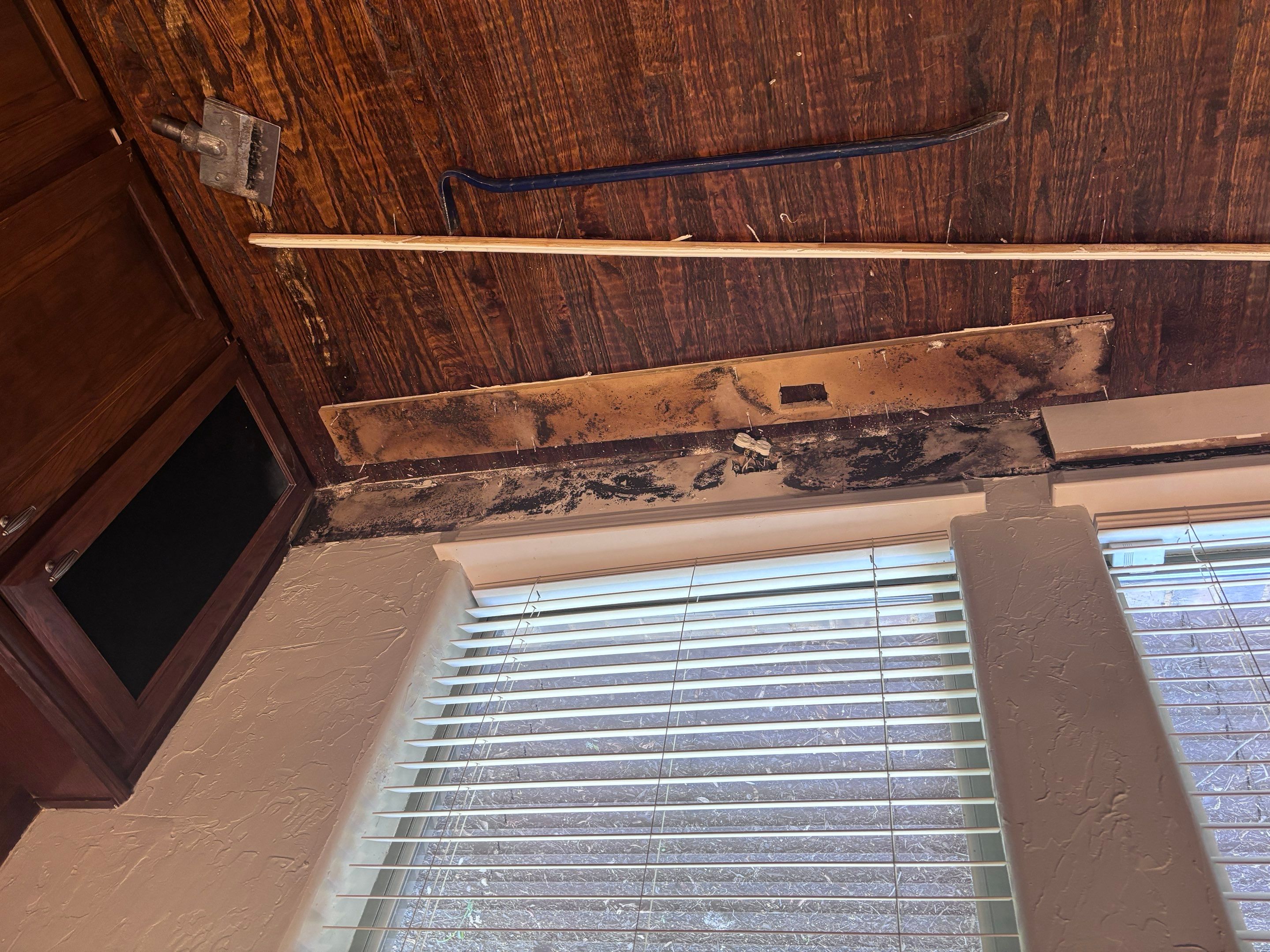 In Progress - Repairing wet Hardwood Floors in Colleyville by Bernard Hardwood Floors