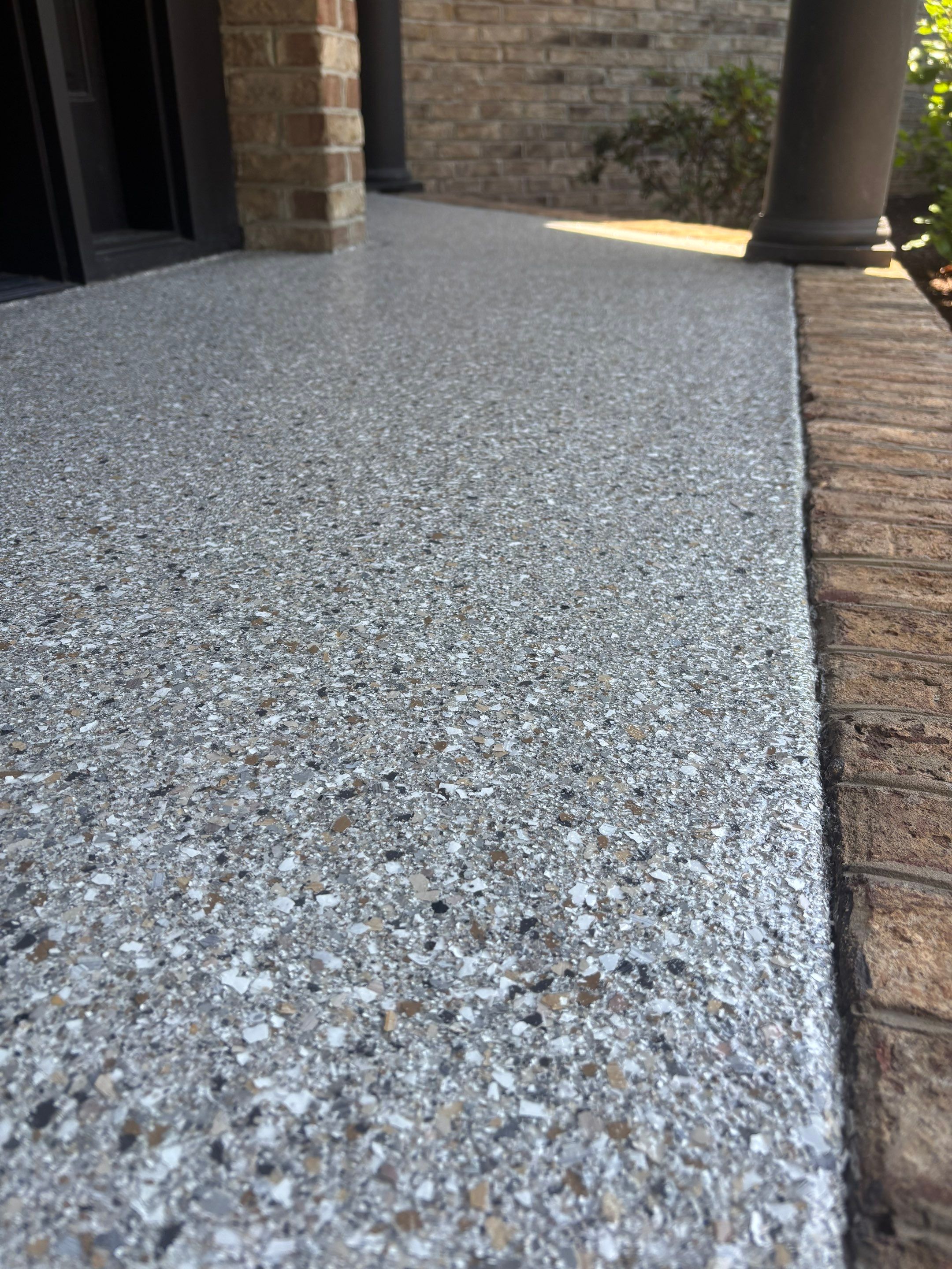 Front Porch Using Claystone by Elite Floor Solutions