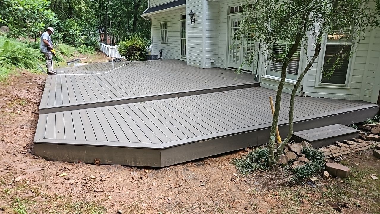 Jameswood Lane - Composite Deck Build by Pillar and Pine