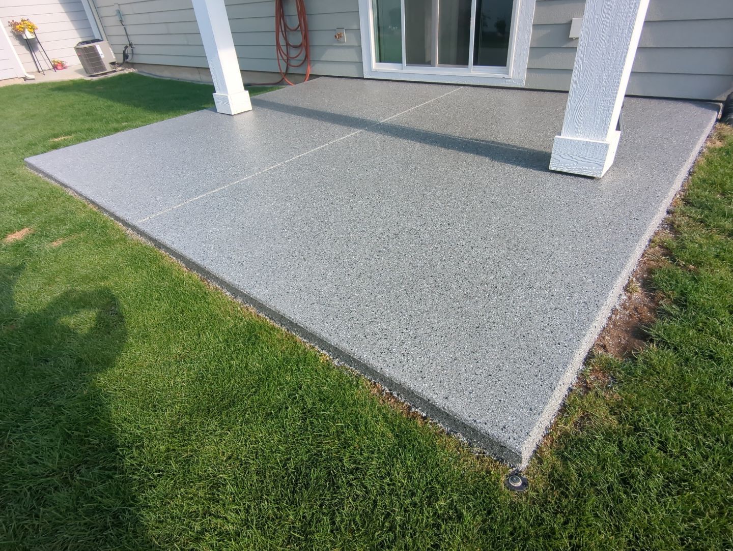 Pool Deck Transformation using Orbit & Patio in Slate Hybrid by Croc Coatings, LLC