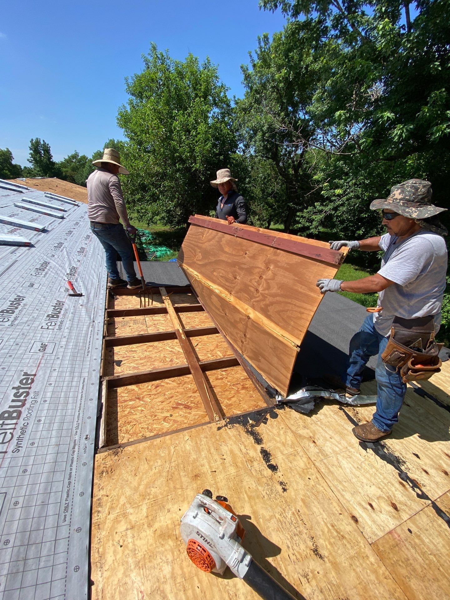 Storm Damage Restoration and Complete Roof Replacement in Pauls Valley by BANA Roofing and Solar Supply