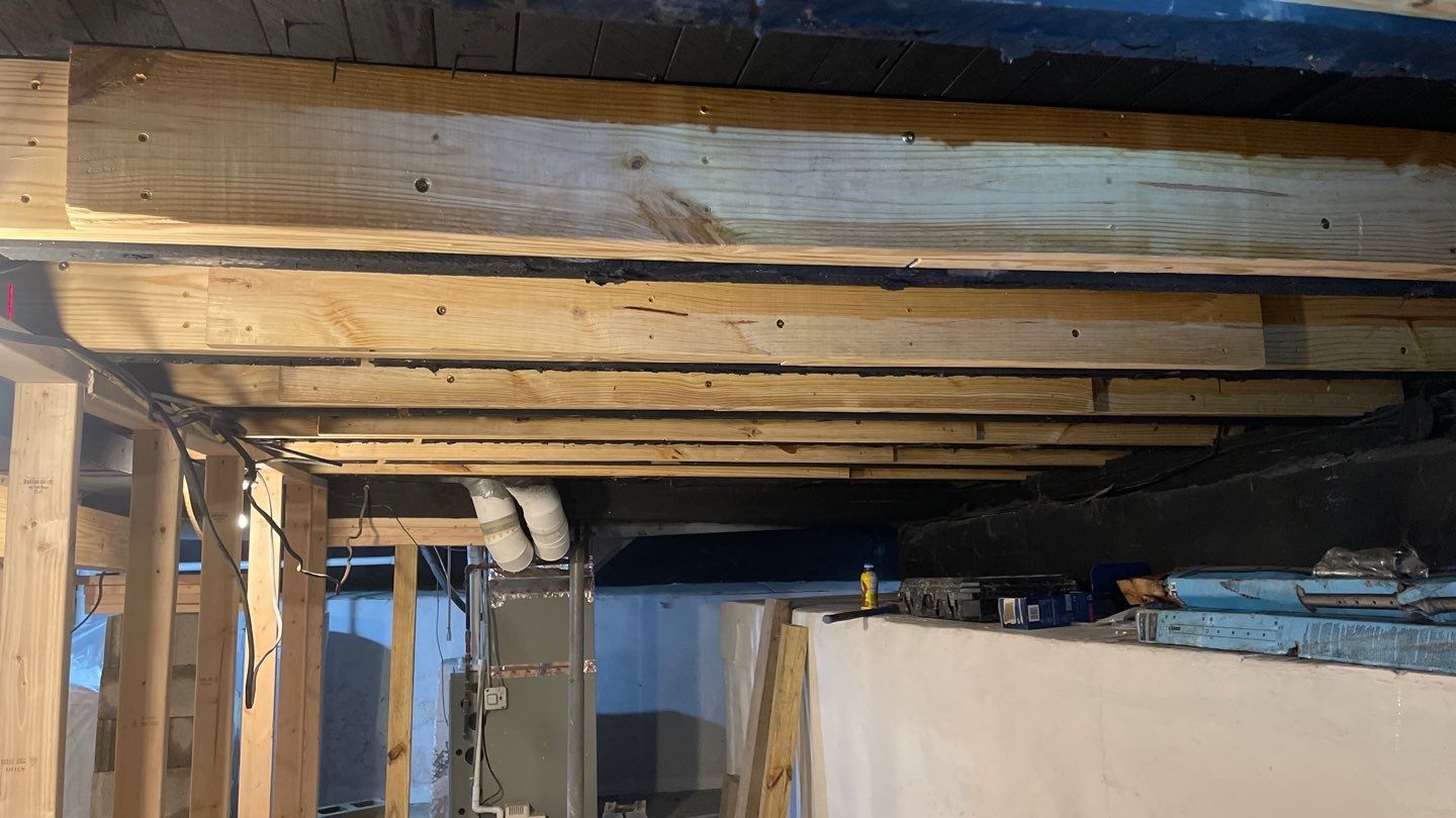 Basement Structural Carpentry by Toledo Basement Repair