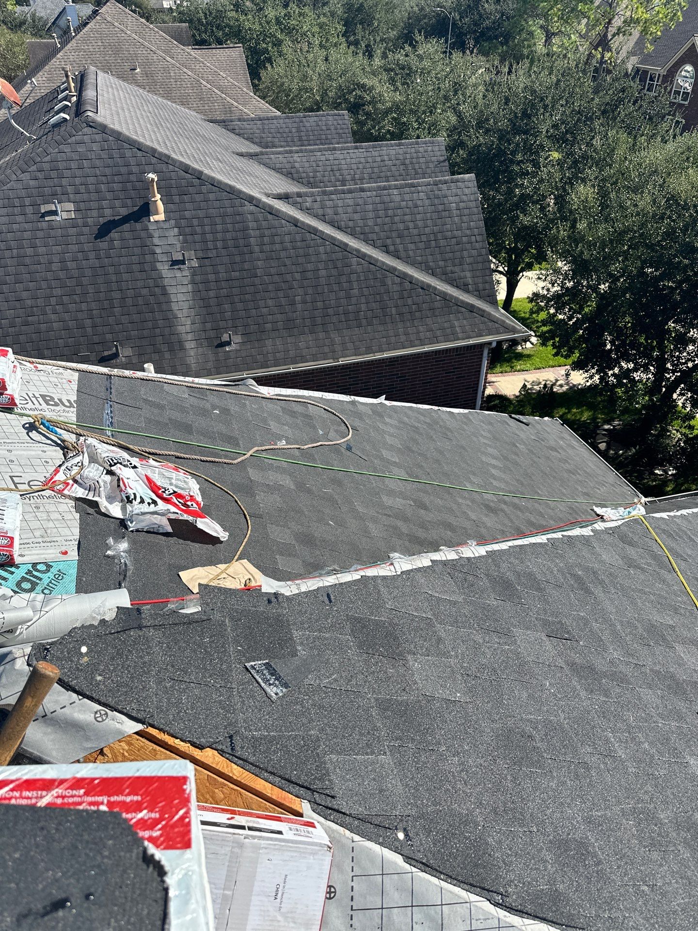 Project in Pearland by Motion Roofing