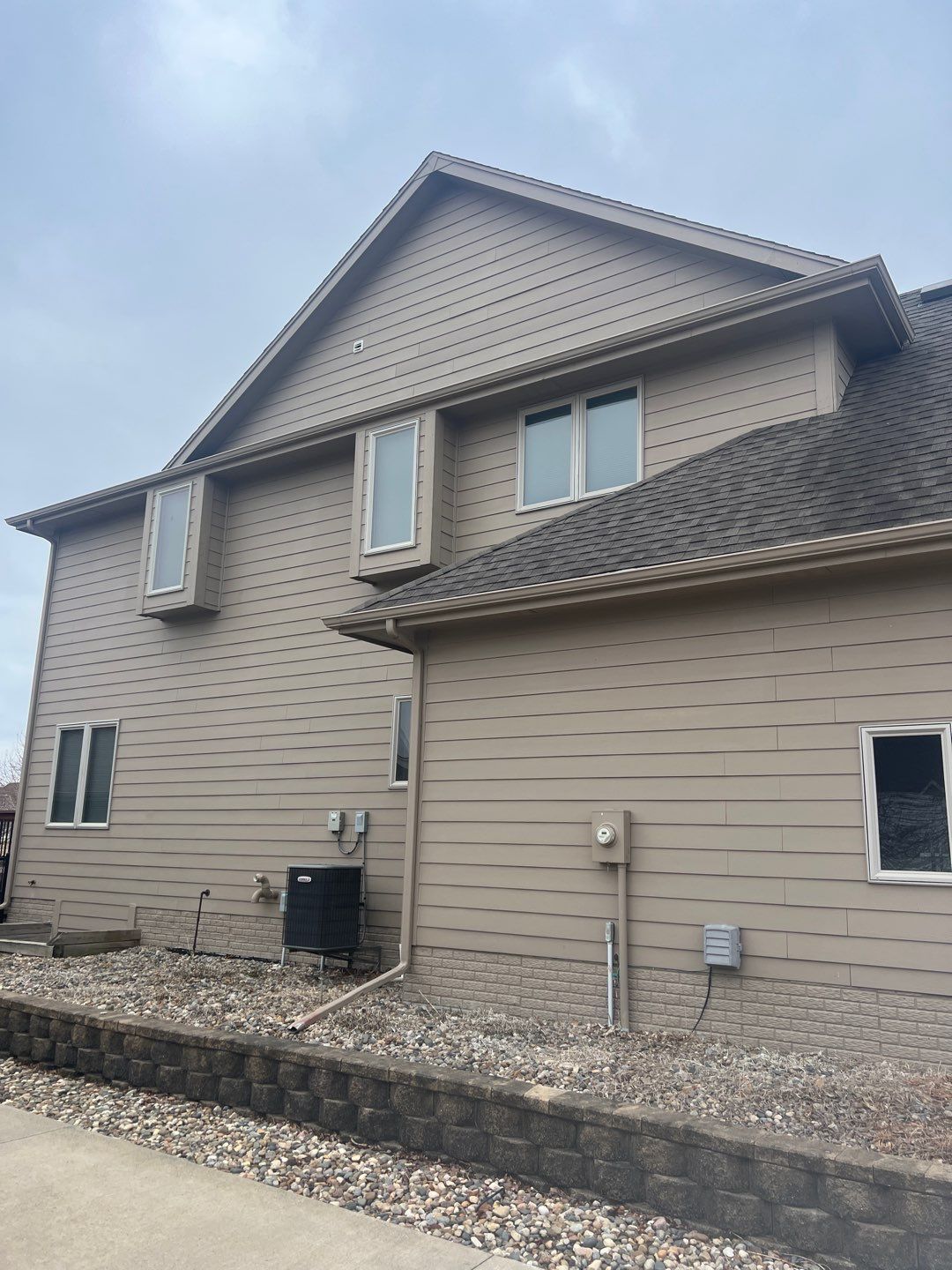 Exterior house painting color change by Cutting edge painting 