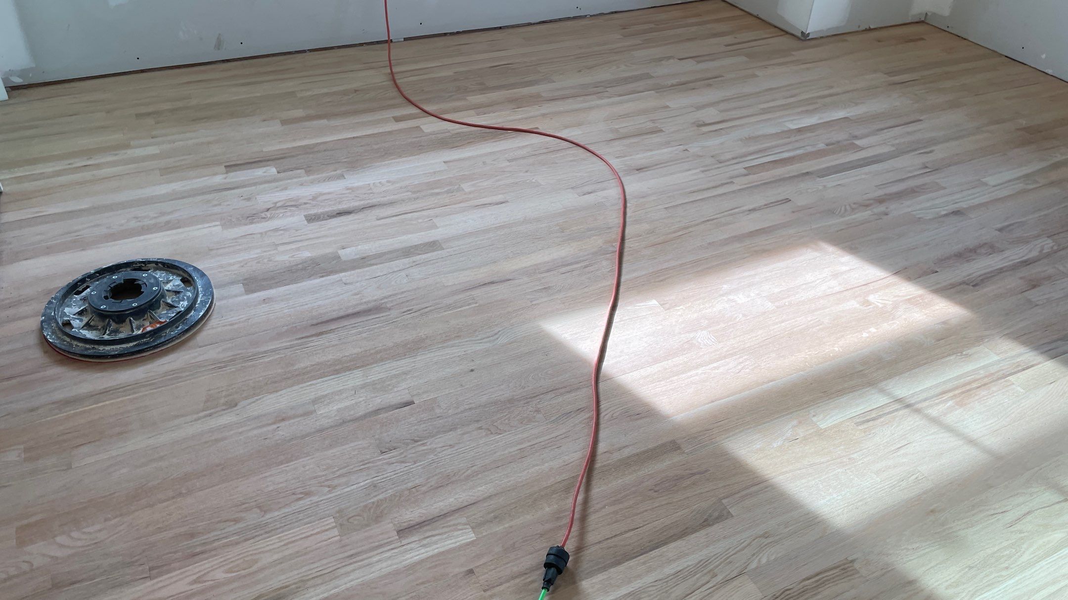 Remodeled Home with new tile floors, Showers and Refinished Oak Floors with stain and Waterbased Finish by Footprints Floors of Coastal Carolina