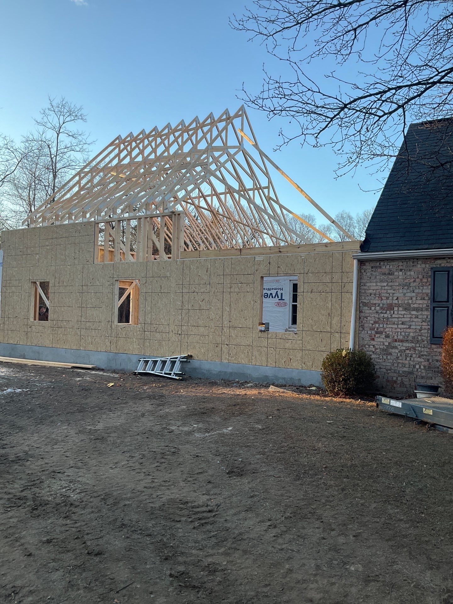 From Dormer to Full Gable Addition with Cathedral Ceiling by Esh Builders
